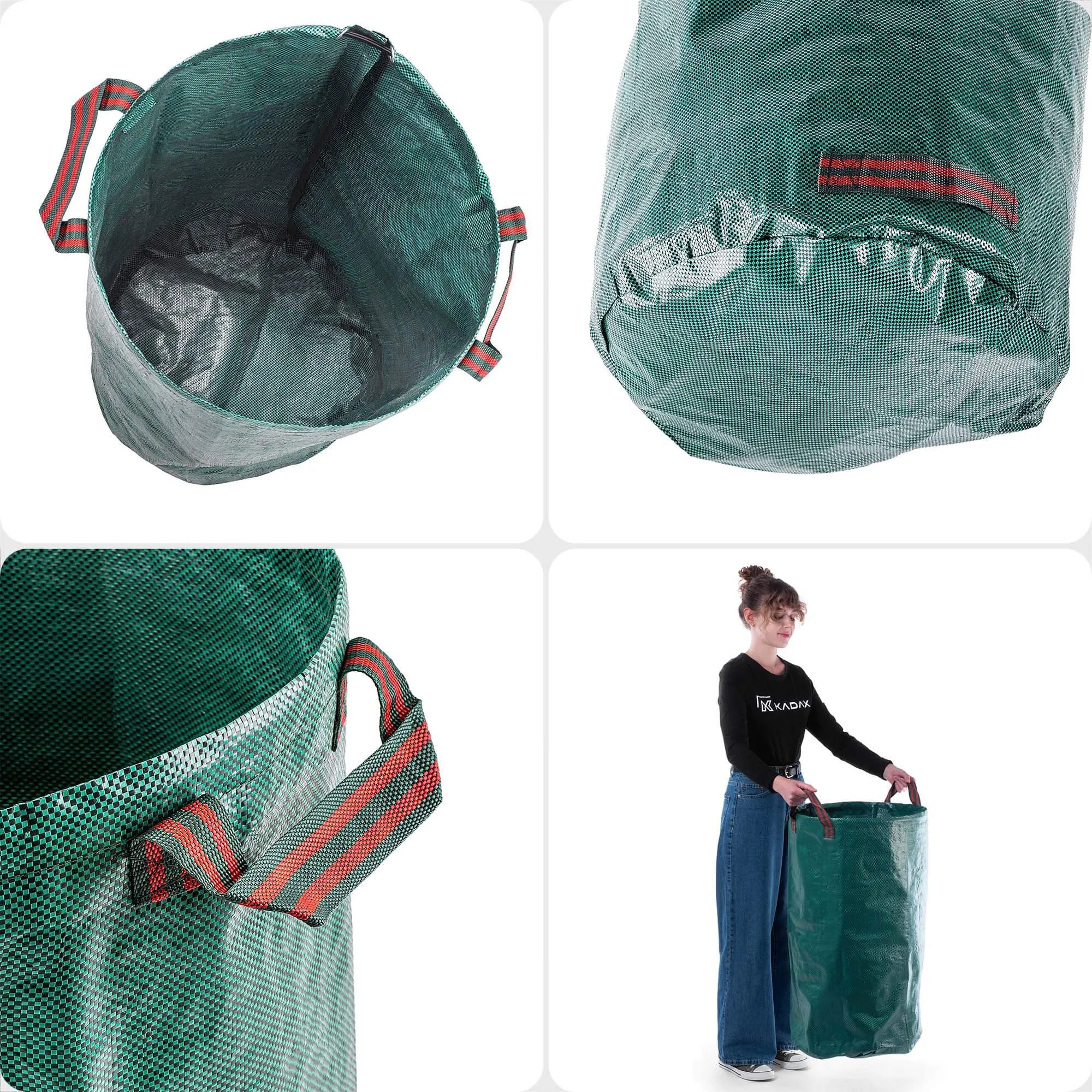 „Montbard“ 120 l sulankstomas sodo krepšys, žalias