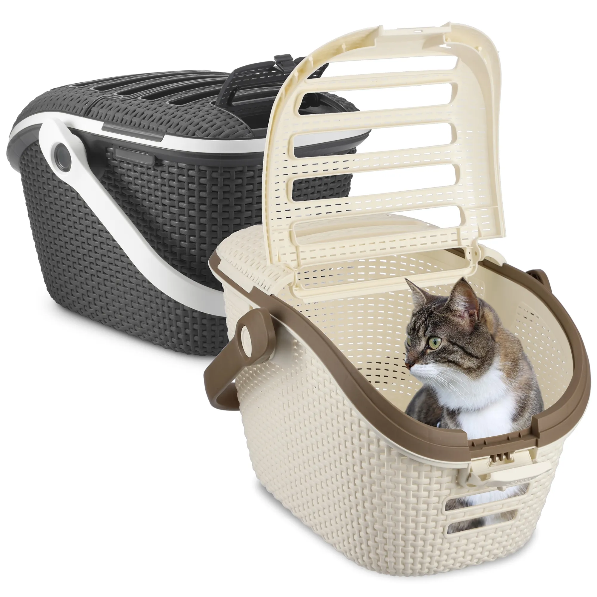 Curver Pet Life augintinių nešioklė 33 x 53 cm, smėlio spalvos