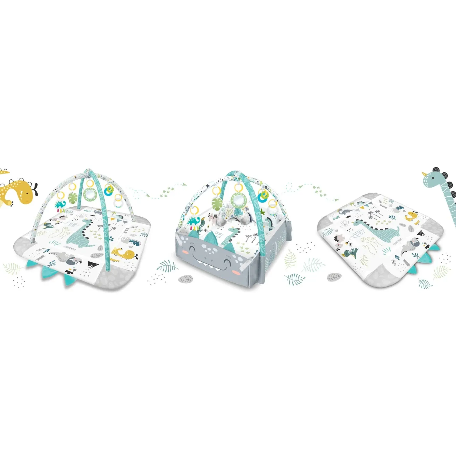 Interaktyvus edukacinis kilimėlis Nessi Ricokids 110 x 100 cm - nuotrauka 1