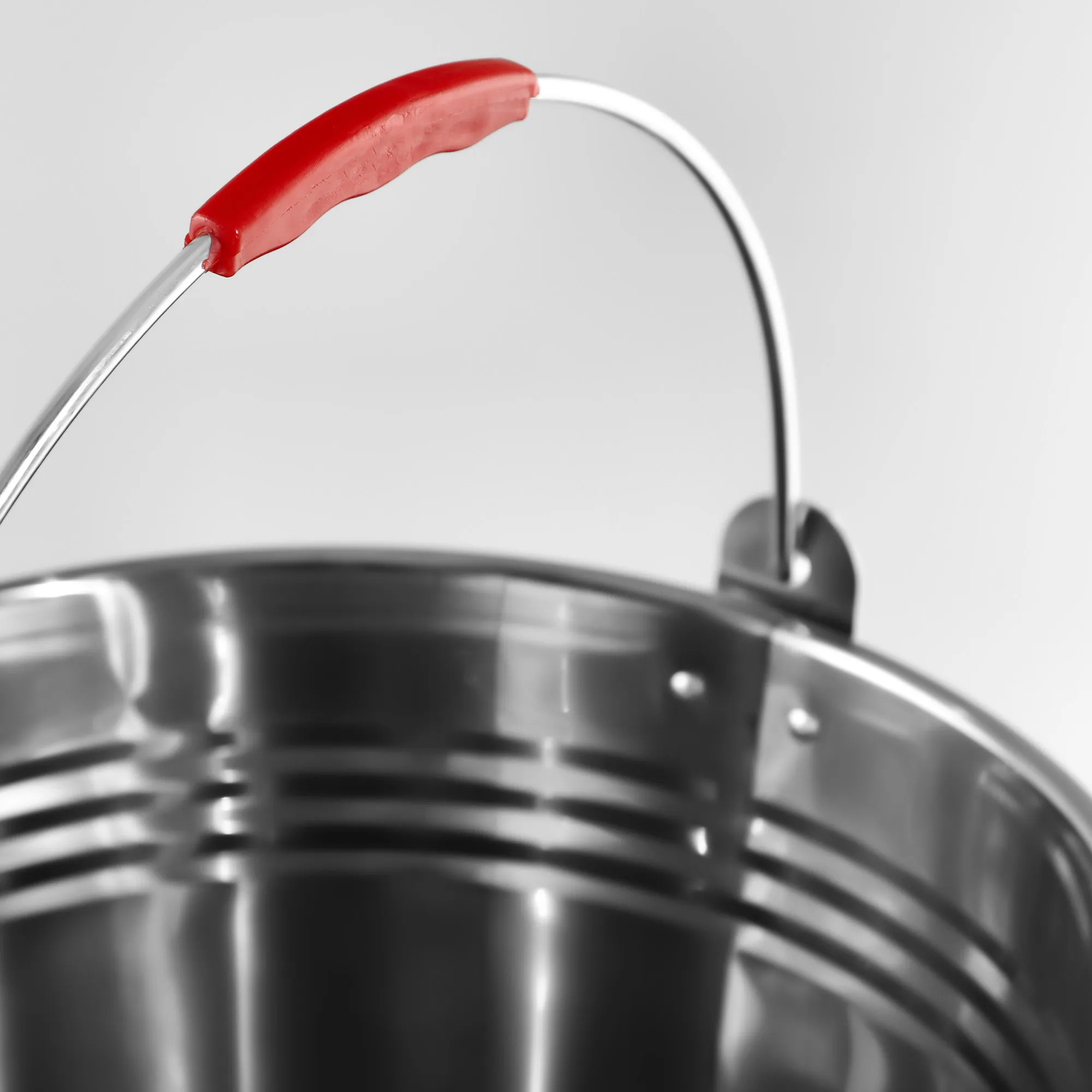 Ciney nerūdijančio plieno kibiras su rankena 10 l