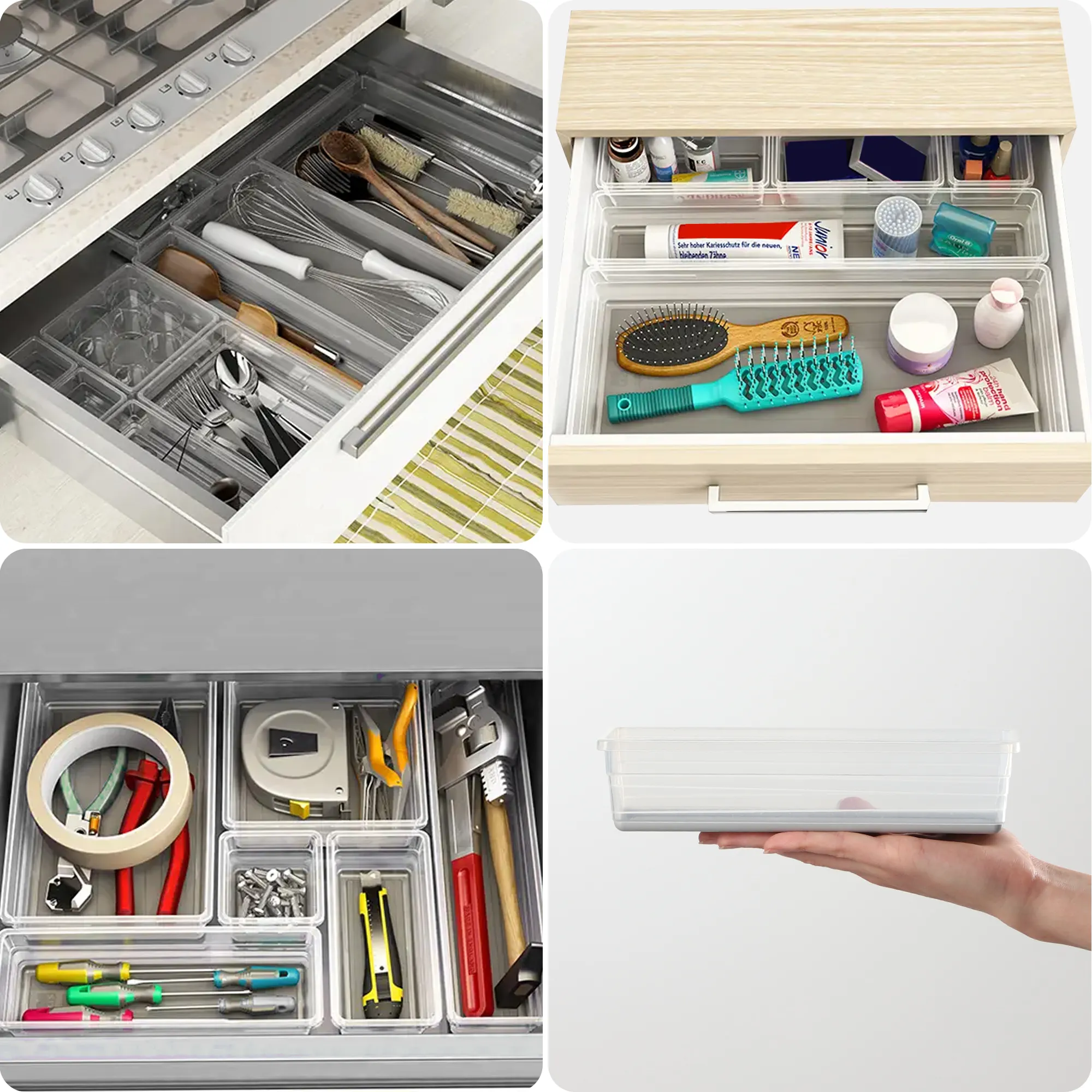 Curver Sistemo stalčių organizatorius 22,5 x 7,5 cm