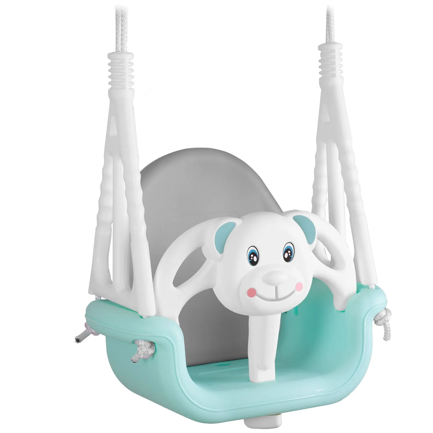 Ricokids 3 viename meškiuko kibirėlio sūpynės, turkio spalvos - nuotrauka 1