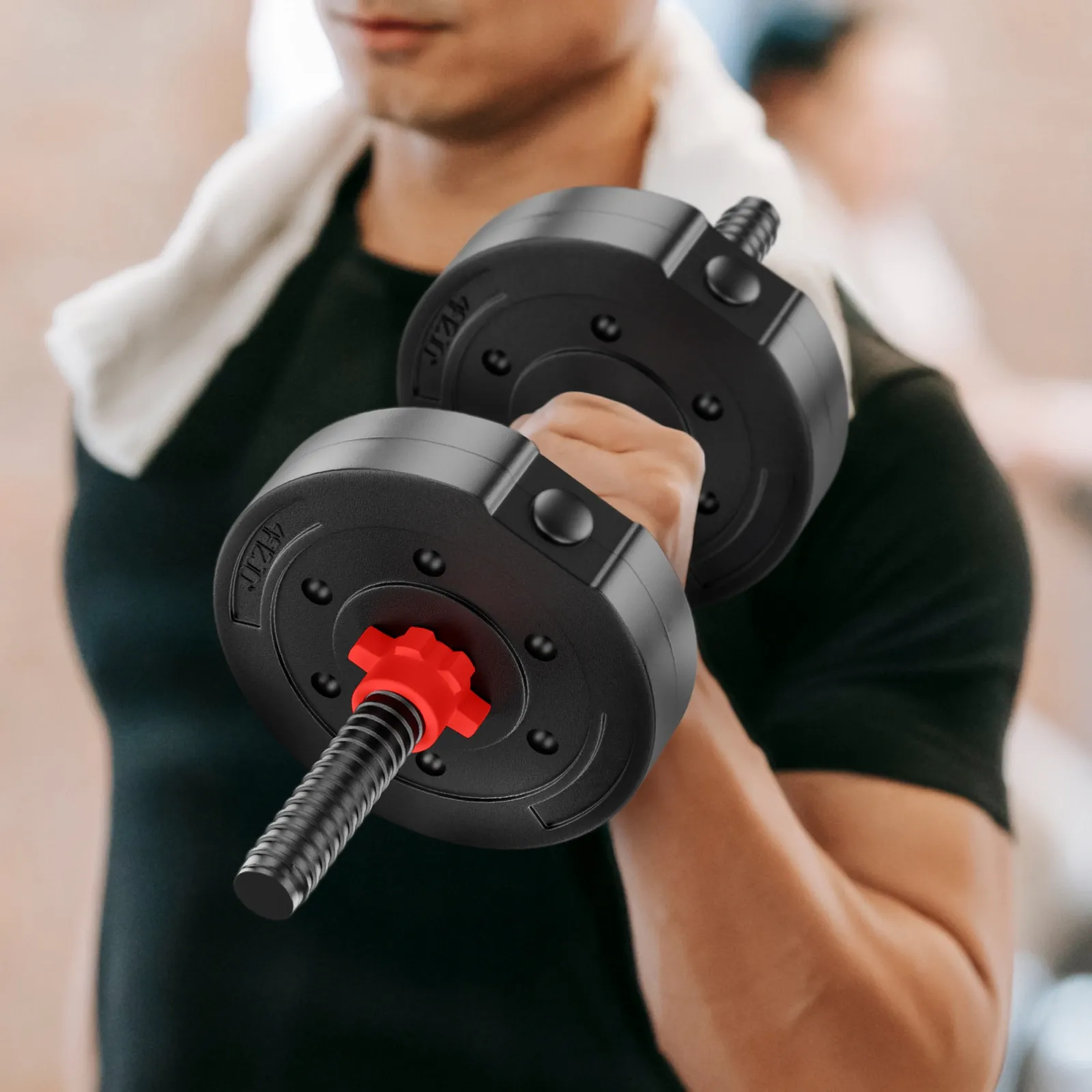 Bituminiai reguliuojamo svorio hanteliai 2 x 20 kg