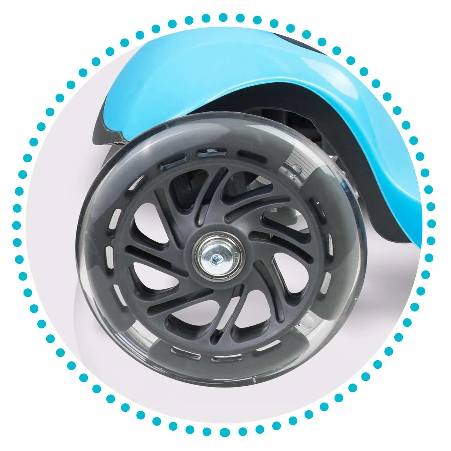 „Ricokids Loco“ triratis paspirtukas – mėlynas - nuotrauka 1