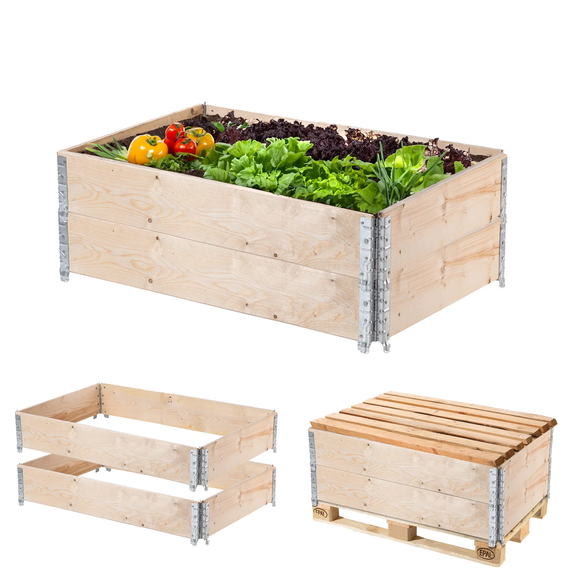 Banari sodo krašto padėklo prailginimas, 2 vnt., 120x80x20cm