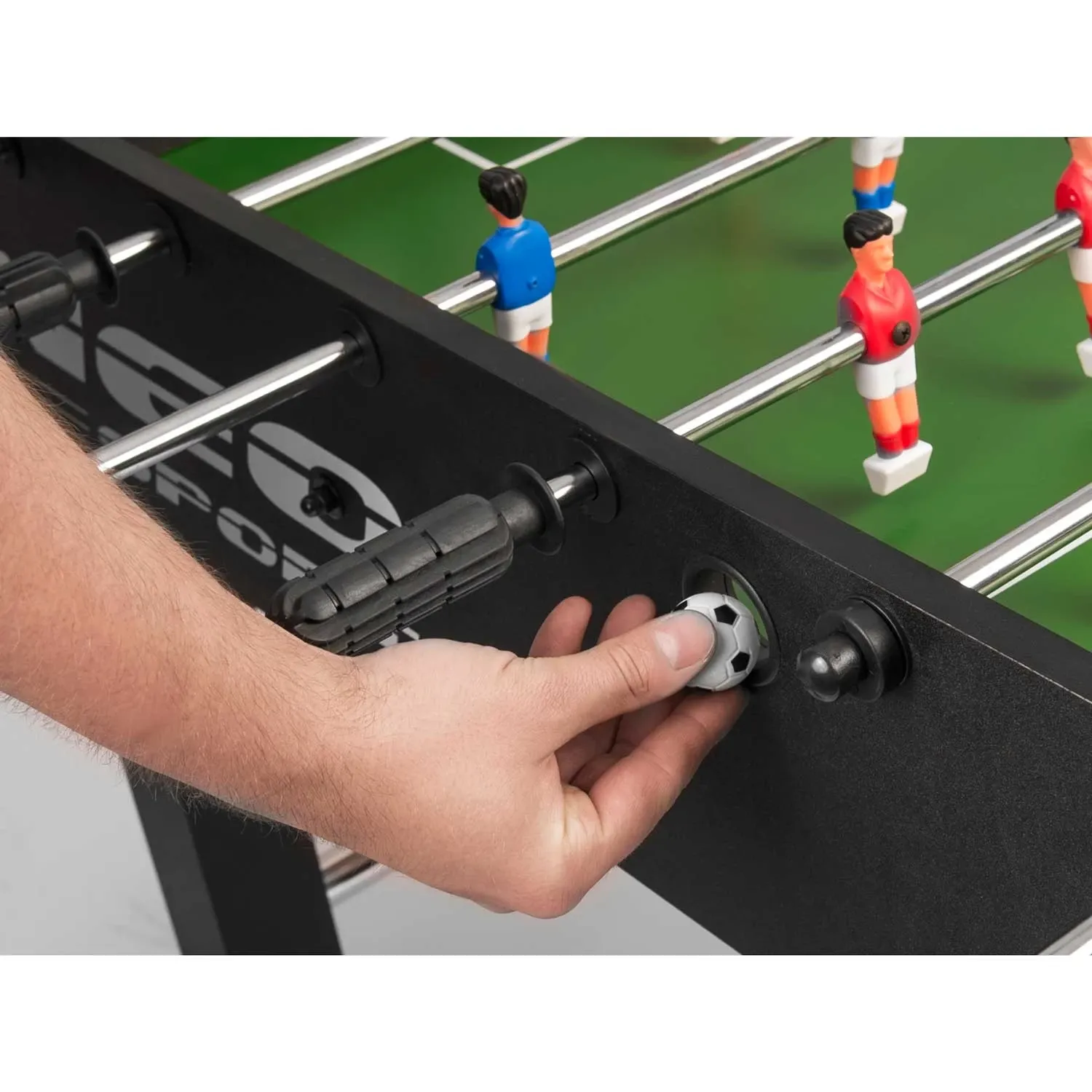 Neosport NS-402 juodas stalo futbolo stalas - nuotrauka 1