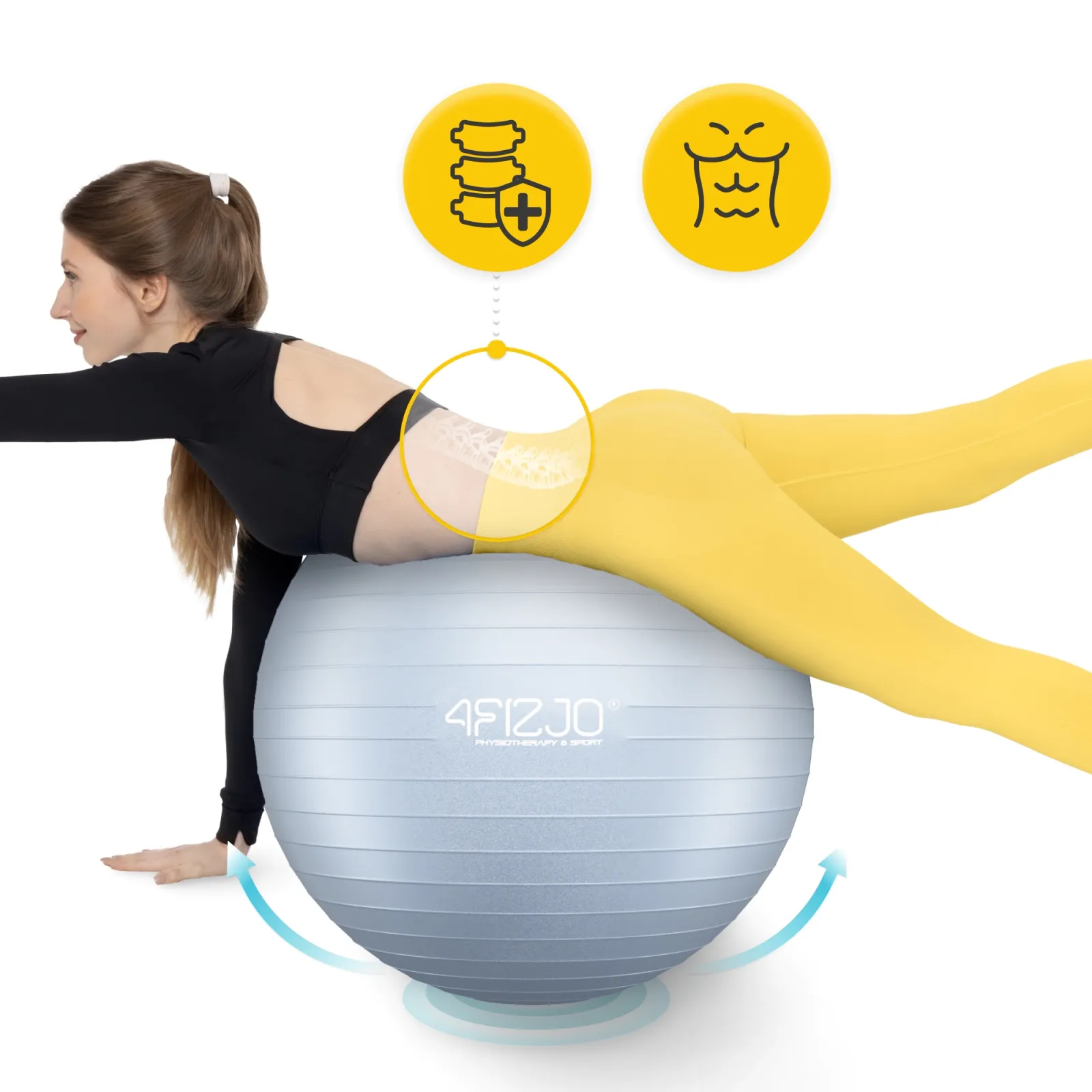 Pripučiamas gimnastikos kamuolys