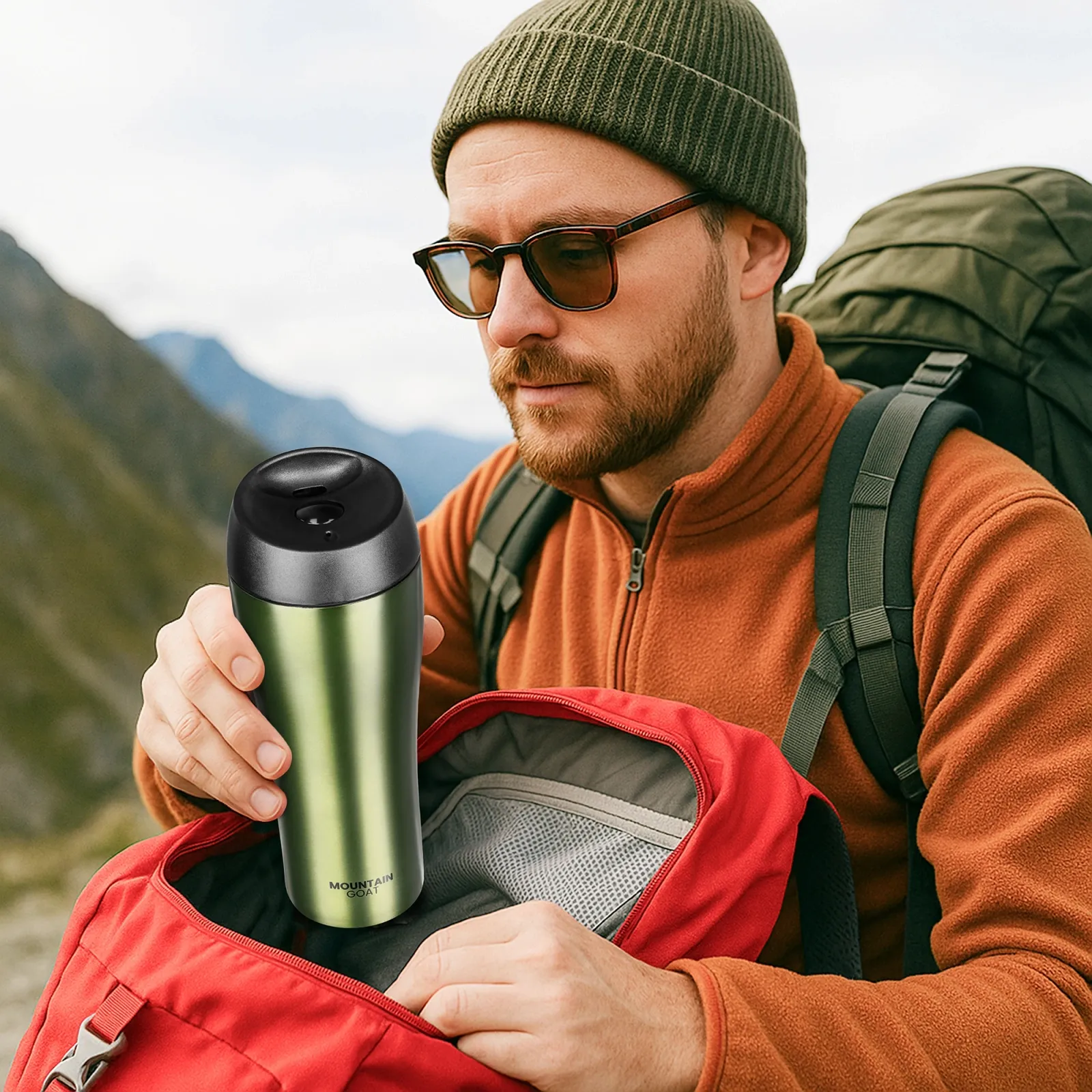 „Mountain Goat TRAVEL“ termo puodelis