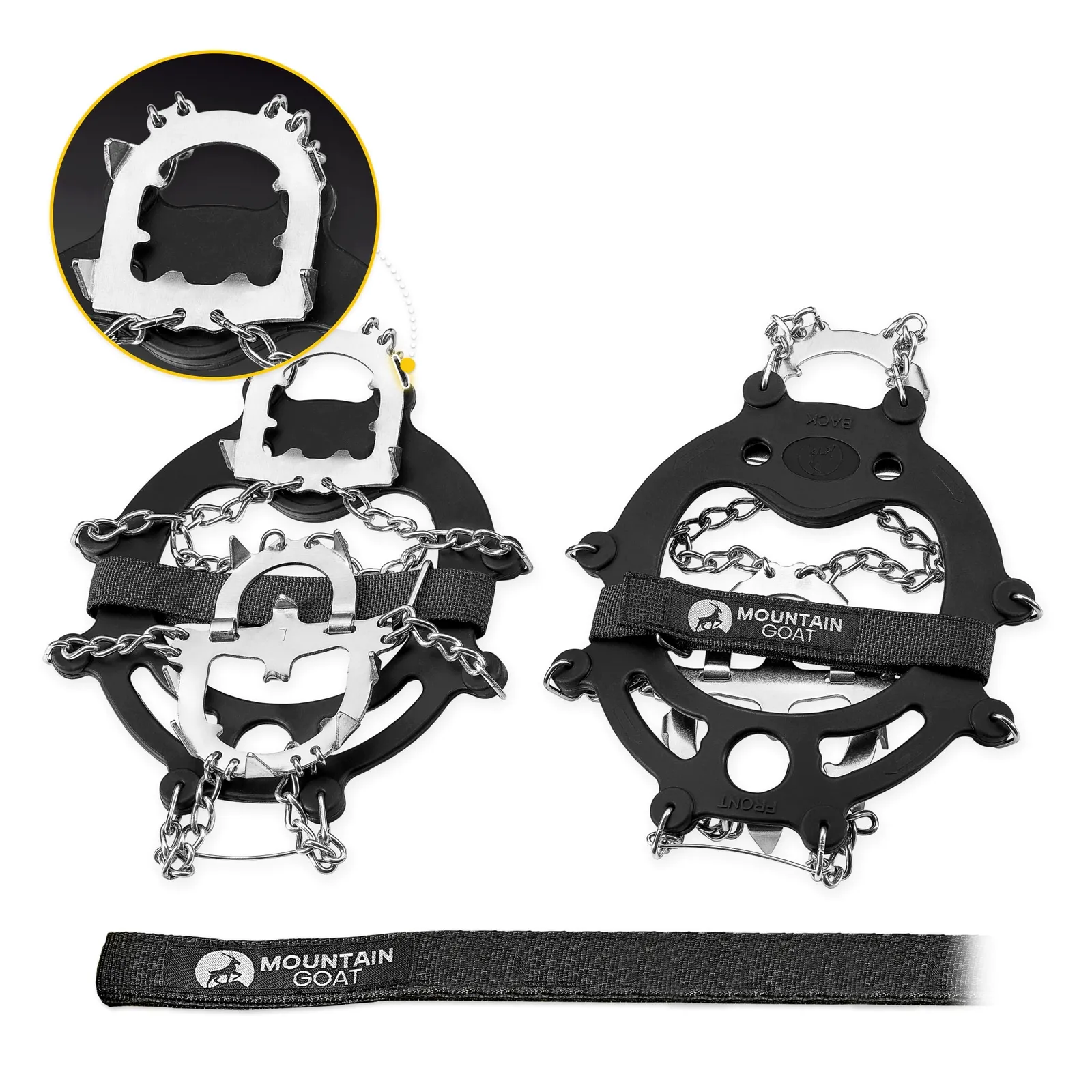 PREMIUM žygio batų kamanos (41-43) L