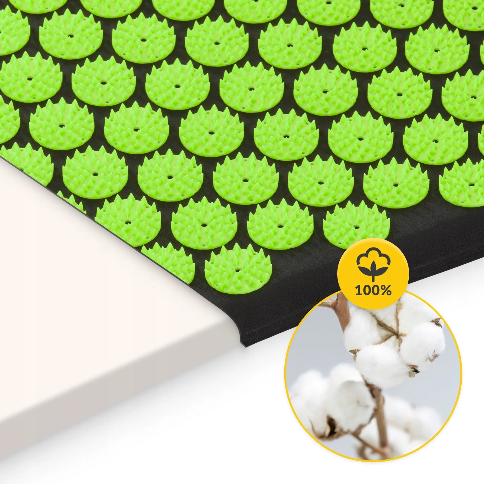 Didelis akupresūros kilimėlis su pagalvėle