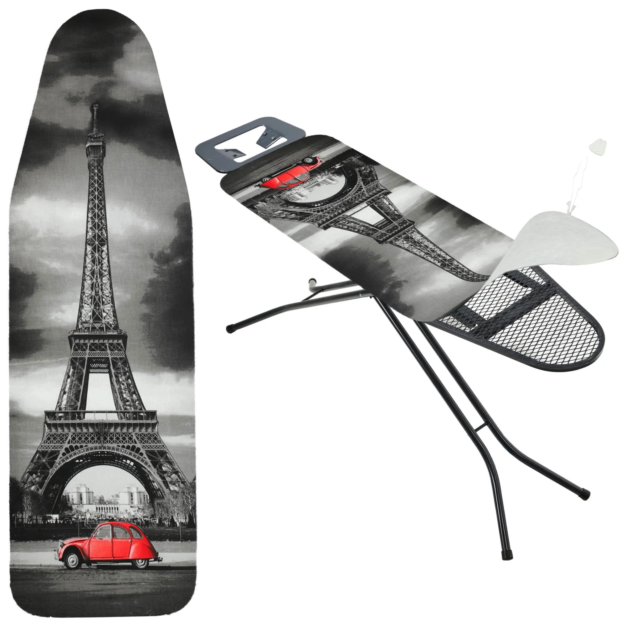 „Saclay“ tamprios lyginimo lentos užvalkalas, 148 x 52 cm, Eifelio bokštas