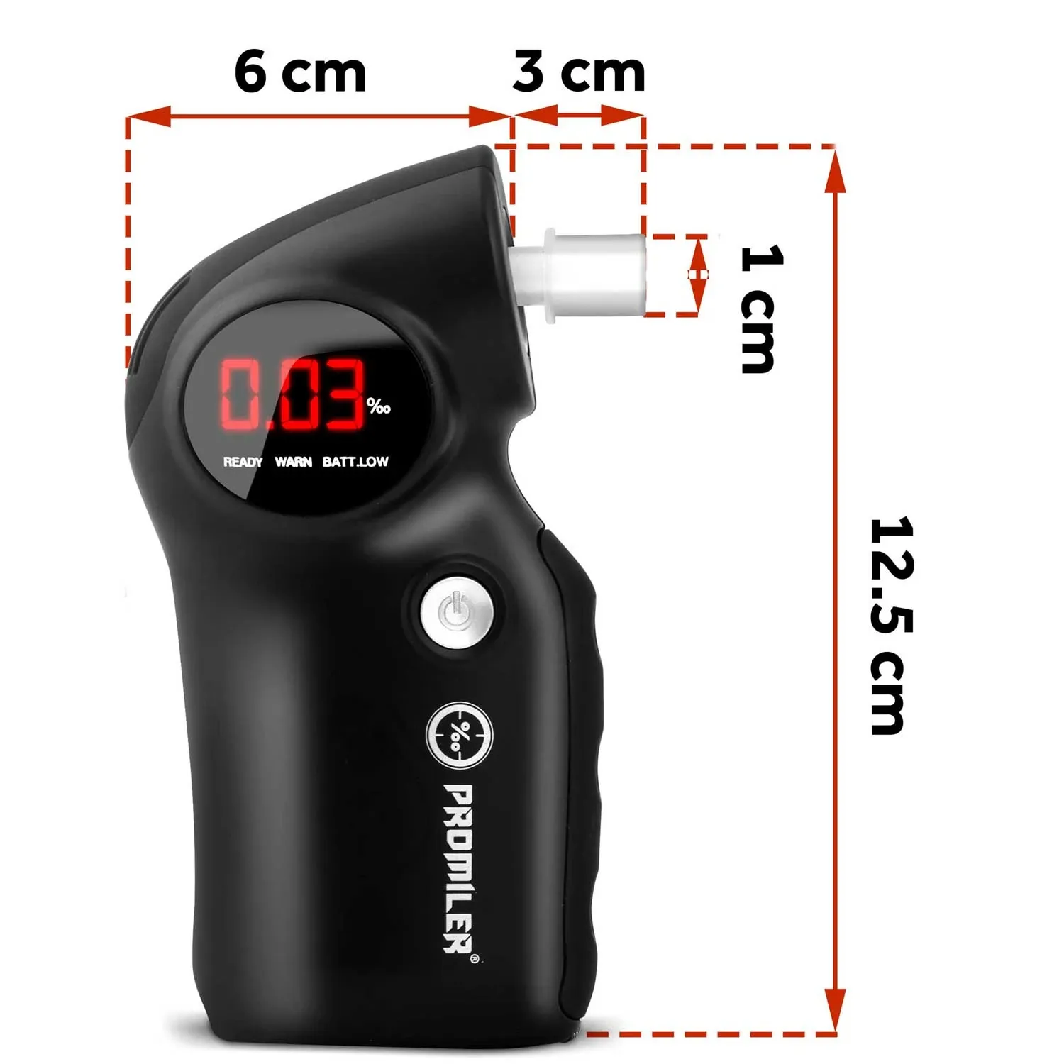 Puslaidininkinis alkotesteris „Promiler DXP-600“ - nuotrauka 1