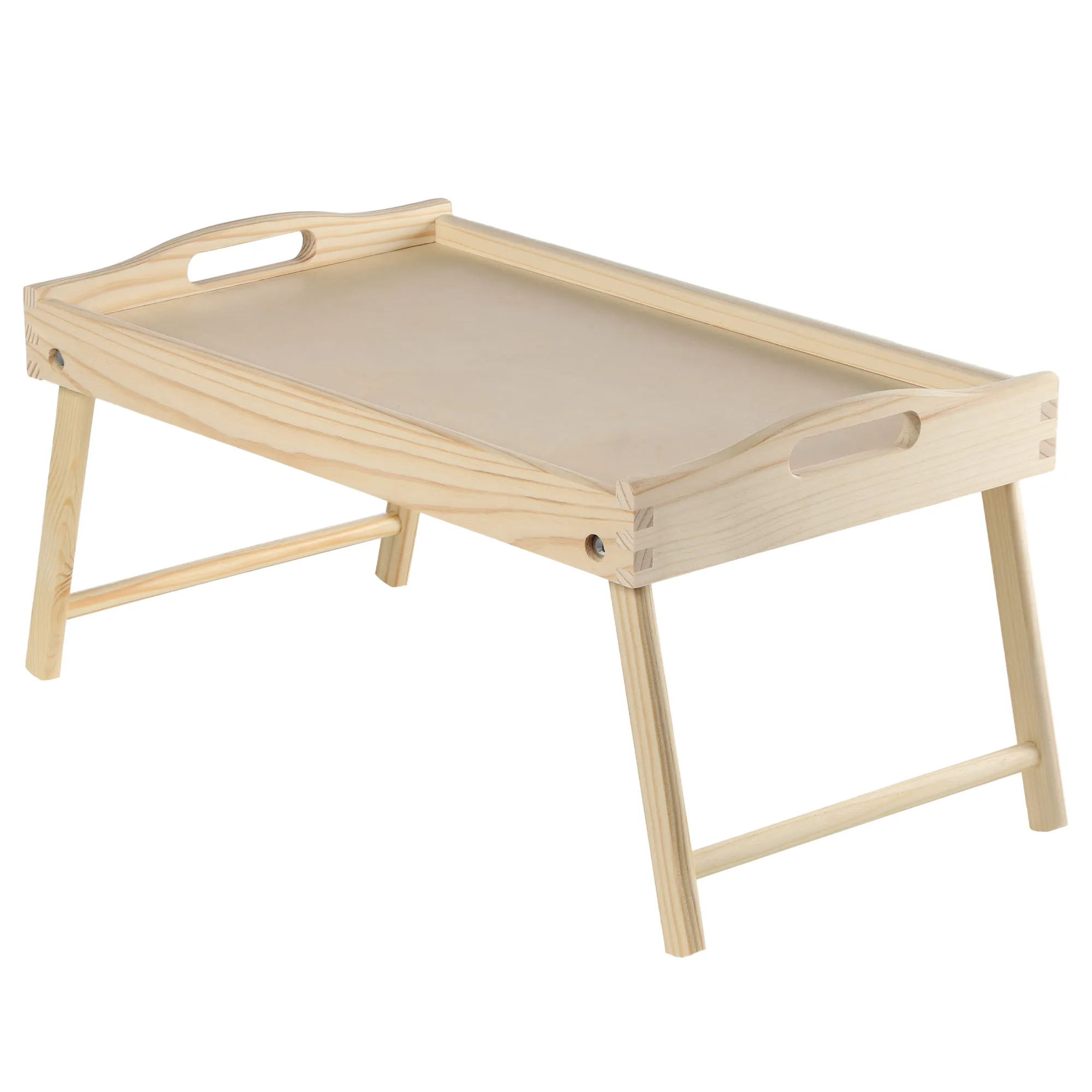 „Solia“ pusryčių stalas, nešiojamam kompiuteriui, 50 cm, natūralus