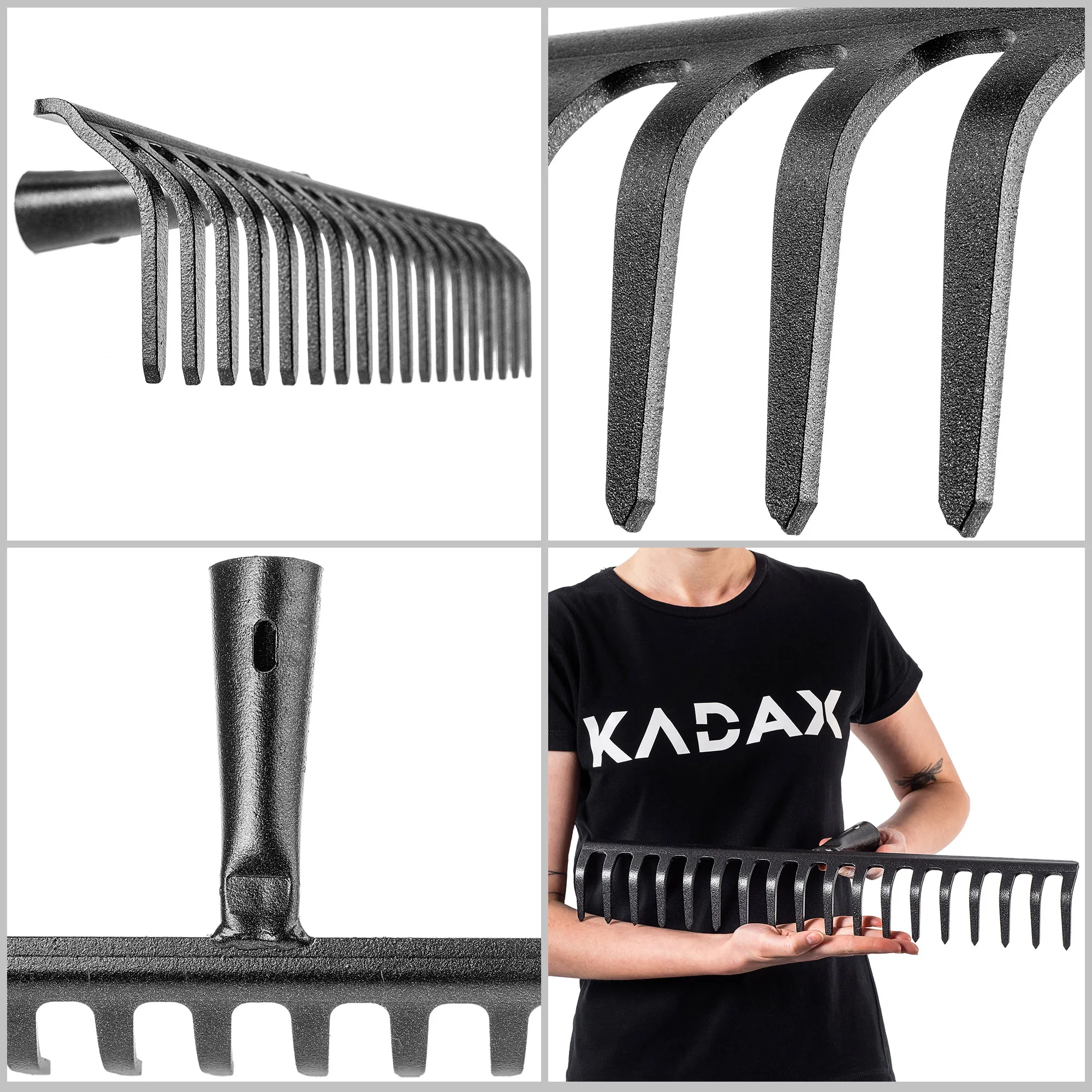 Thery 18 dantų grėblys be rankenos