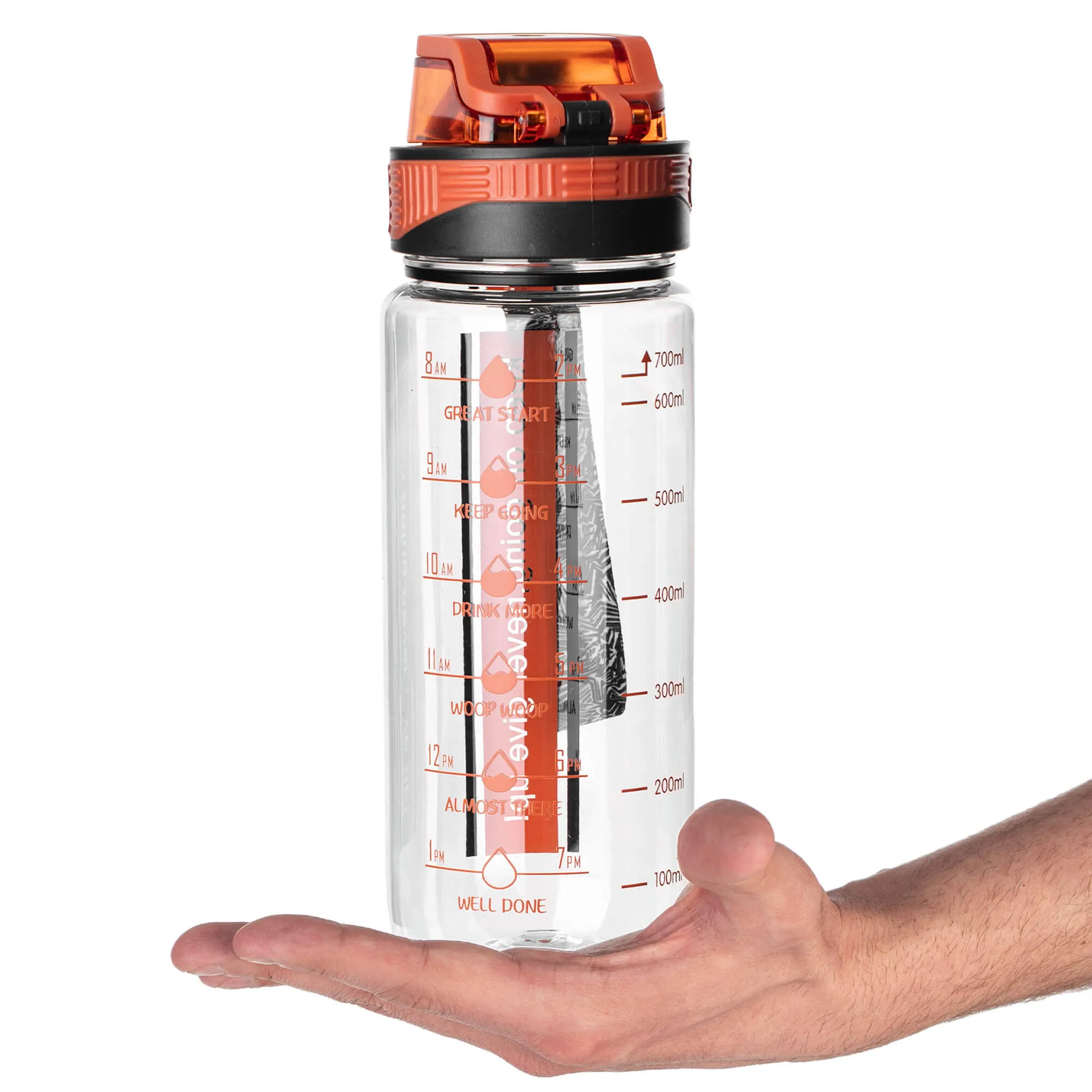 Alpo 750 ml tritano gertuvė, oranžinė