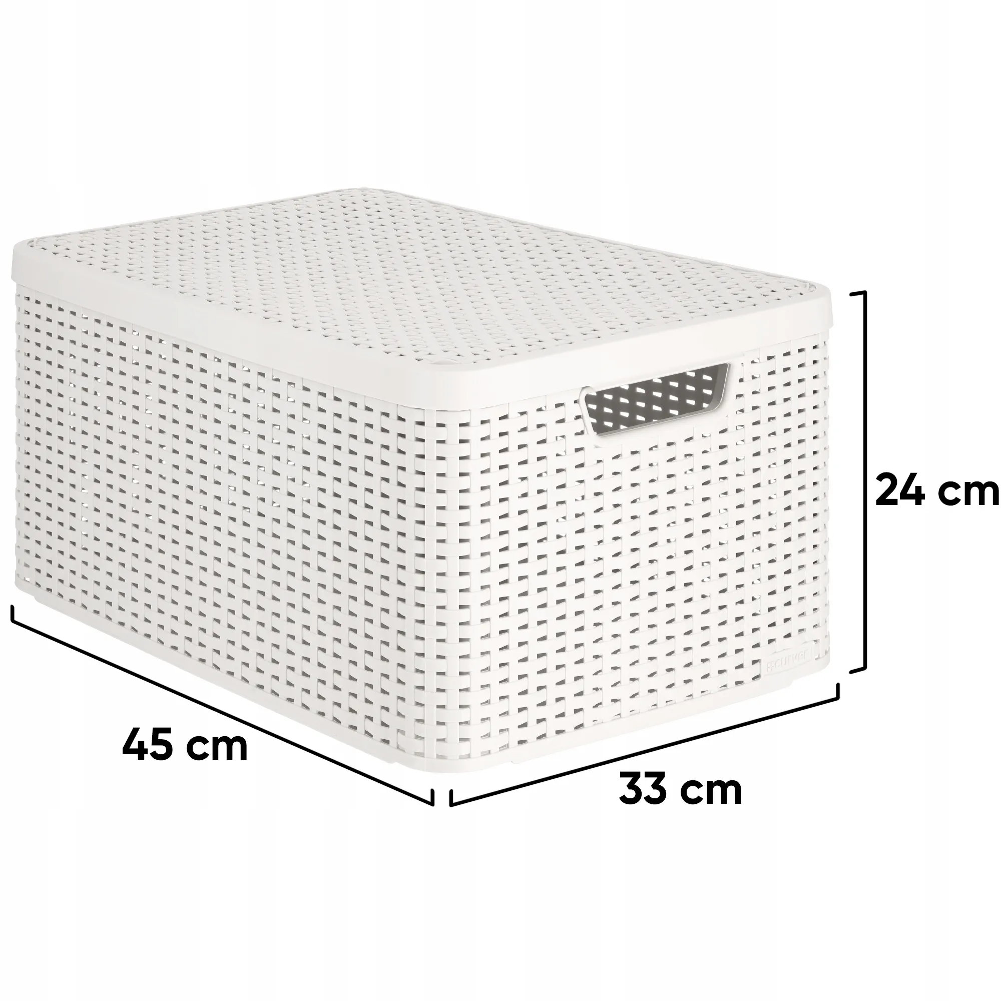 „Curver Style“ 30 l šviesiai pilkas laikymo konteineris su dangčiu