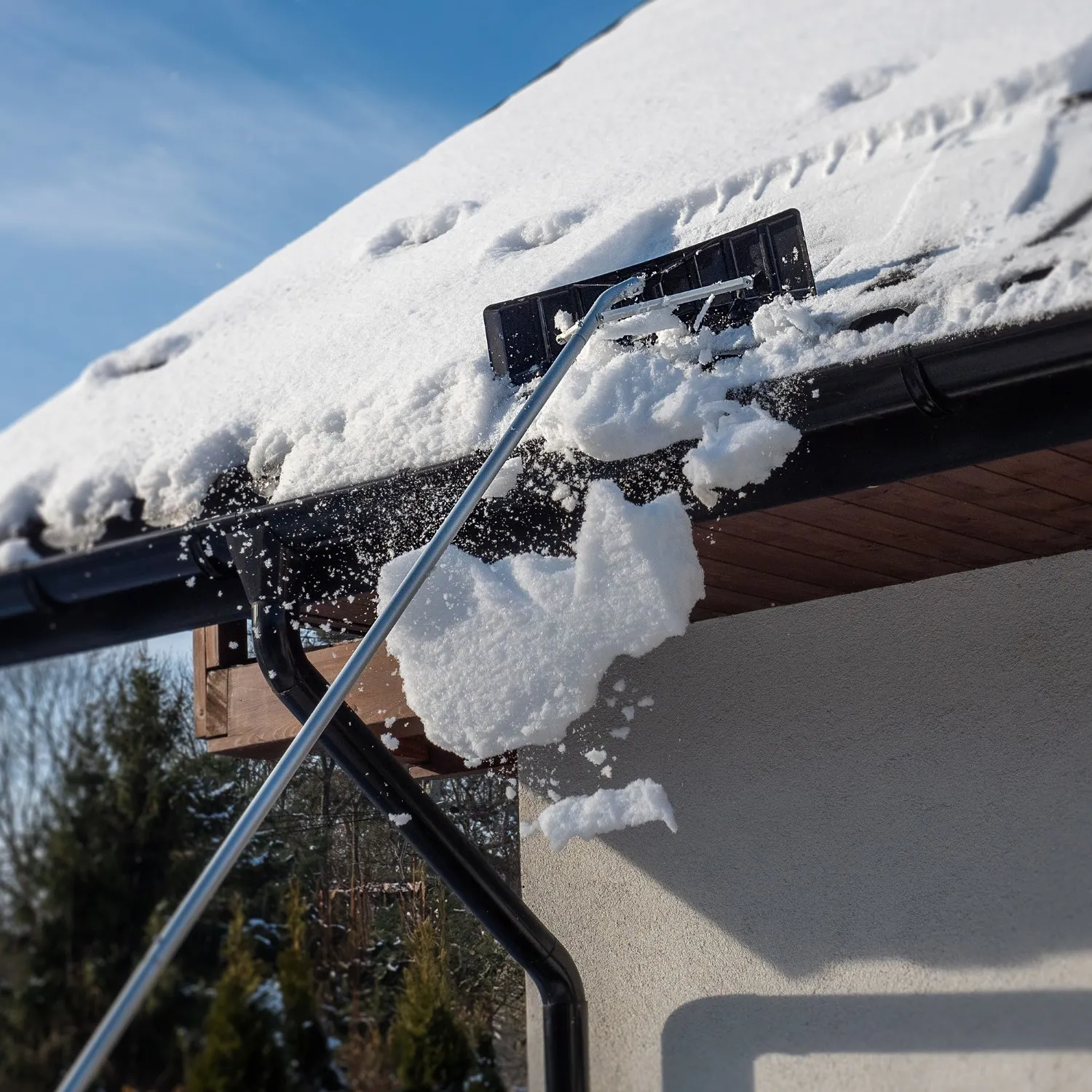 Frias 473 cm teleskopinis sniego grandiklis stogui