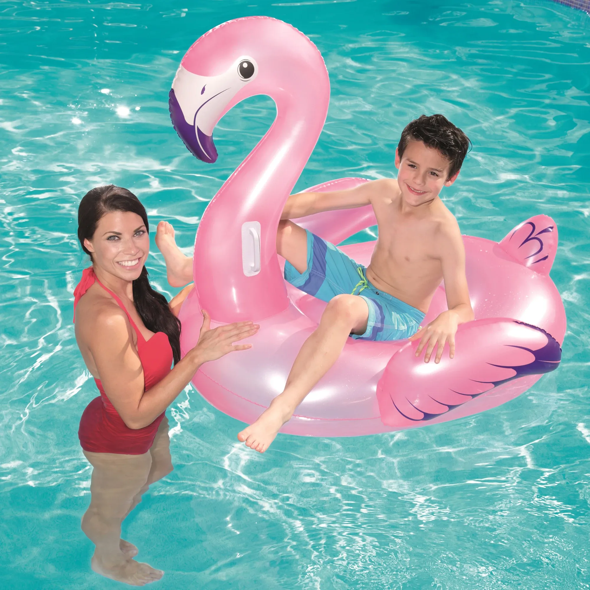 Pripučiamas žaislas vaikams Flamingo 127 x 127 cm Bestway 41122 - nuotrauka 1