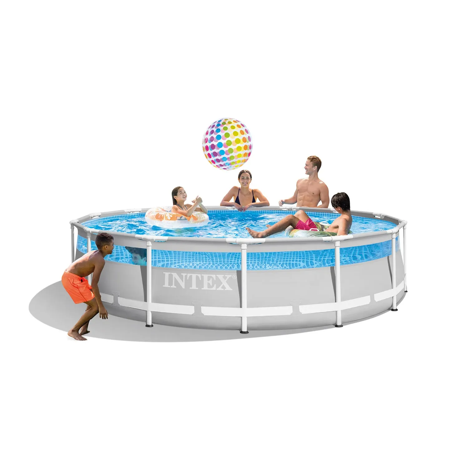 Karkasinis sodo baseinas 427 x 107 cm 12 viename INTEX 26722 - nuotrauka 1