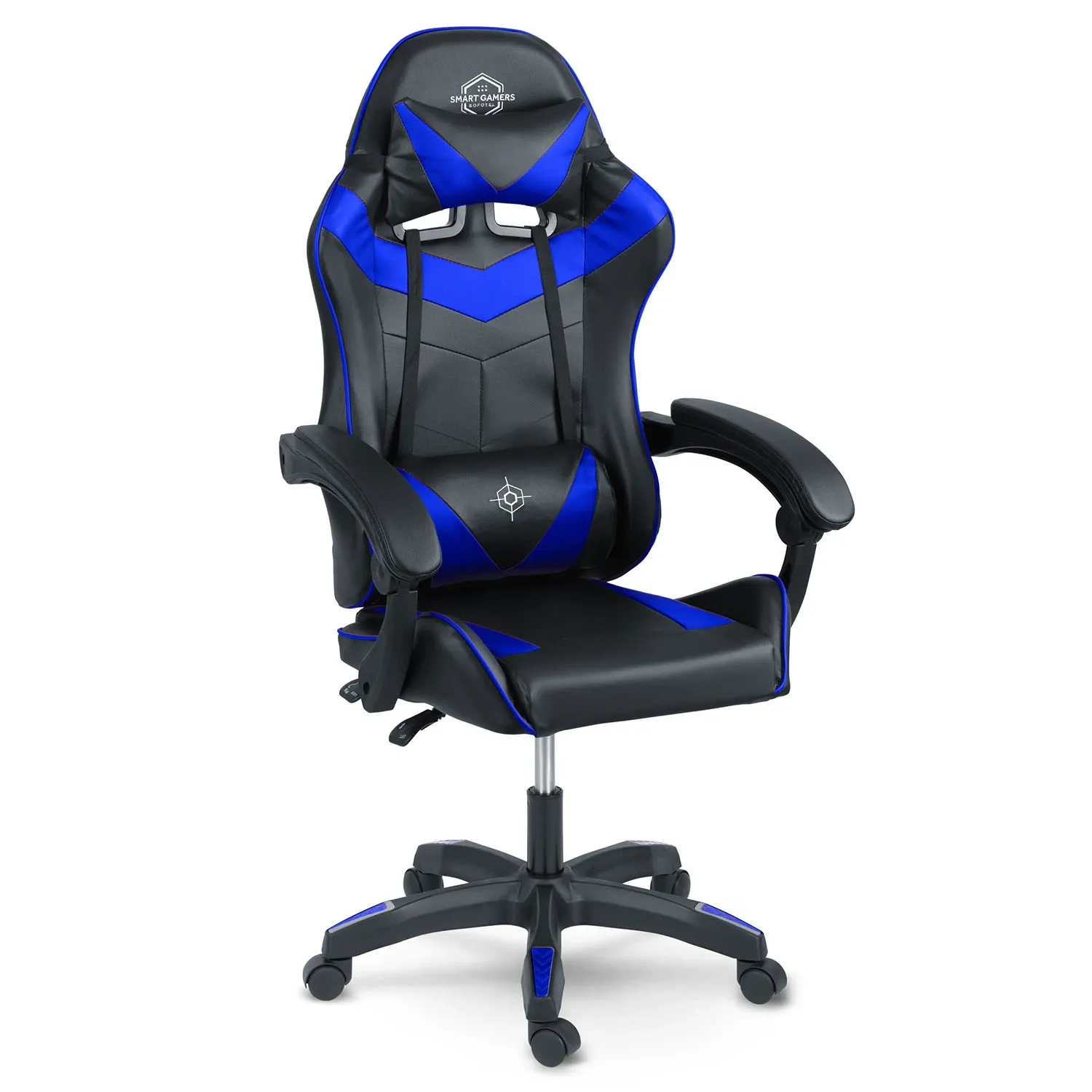 Sofotel Draknor žaidimų kėdė, juoda ir mėlyna - nuotrauka 1