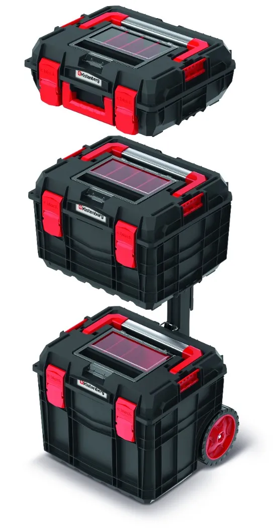 KISTENBERG C Block ALU LOG 3in1 įrankių dėžės rinkinys 85 – KXCAS454085 – juoda