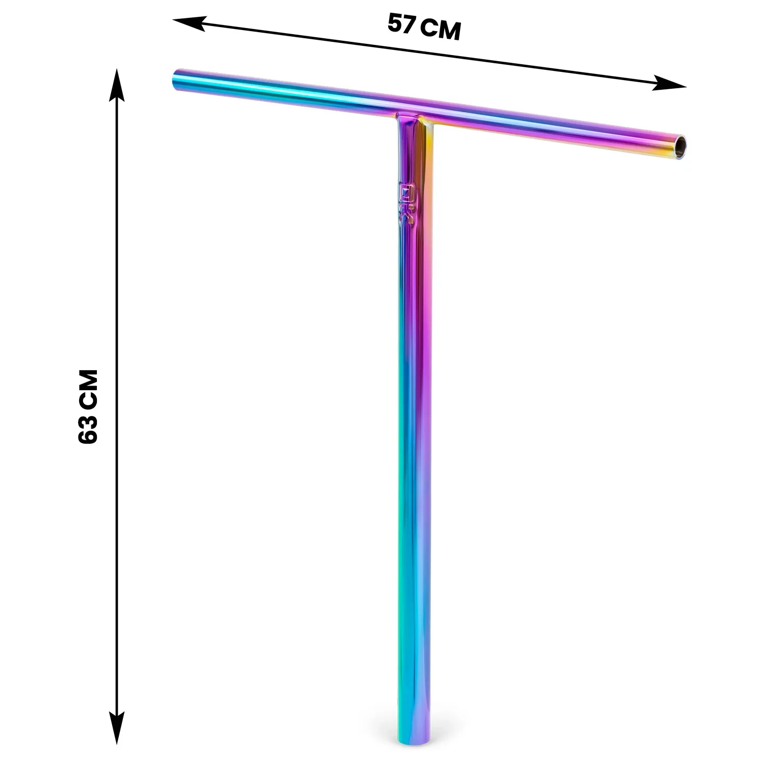 T formos „Soke“ vairas „Neochrome“ 63 cm triukų paspirtukui - nuotrauka 1