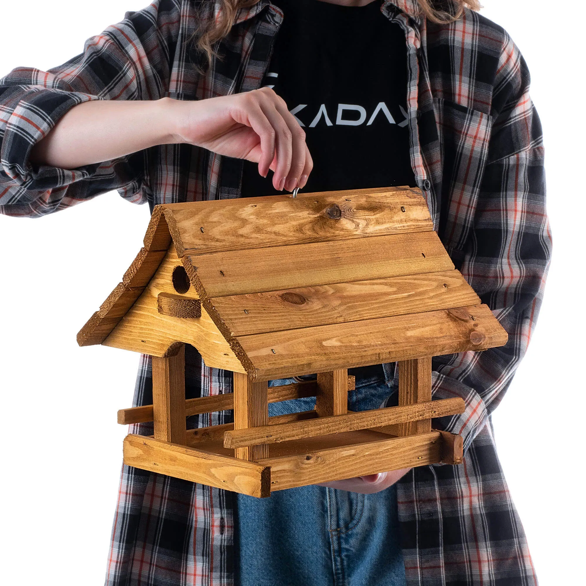 Arbis paukščių lesyklėlė, 30 x 25 cm, natūrali