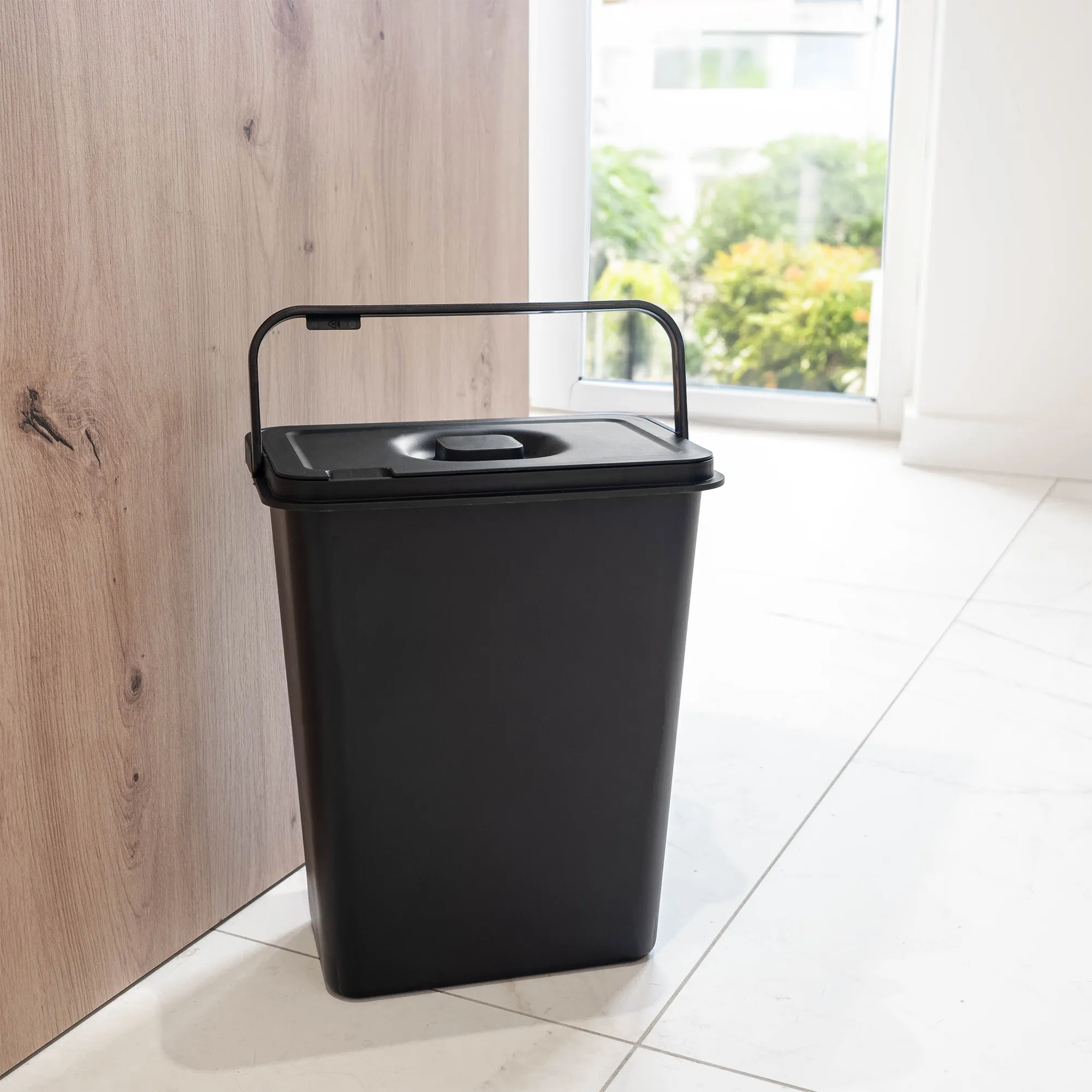 „Placey“ šiukšliadėžė, juoda, 10 l