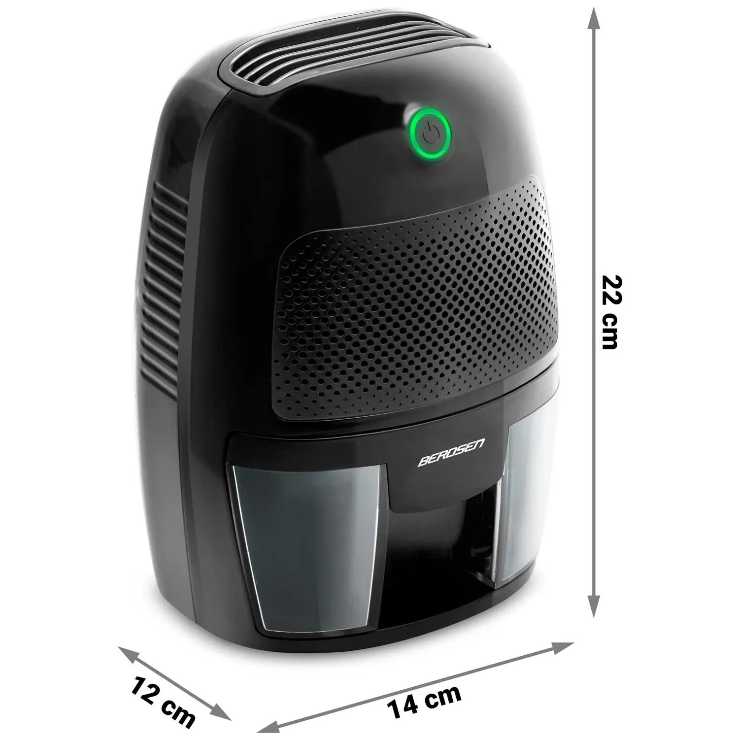 Berdsen BR-50B juodas oro sausintuvas - drėgmės sugėriklis - nuotrauka 1