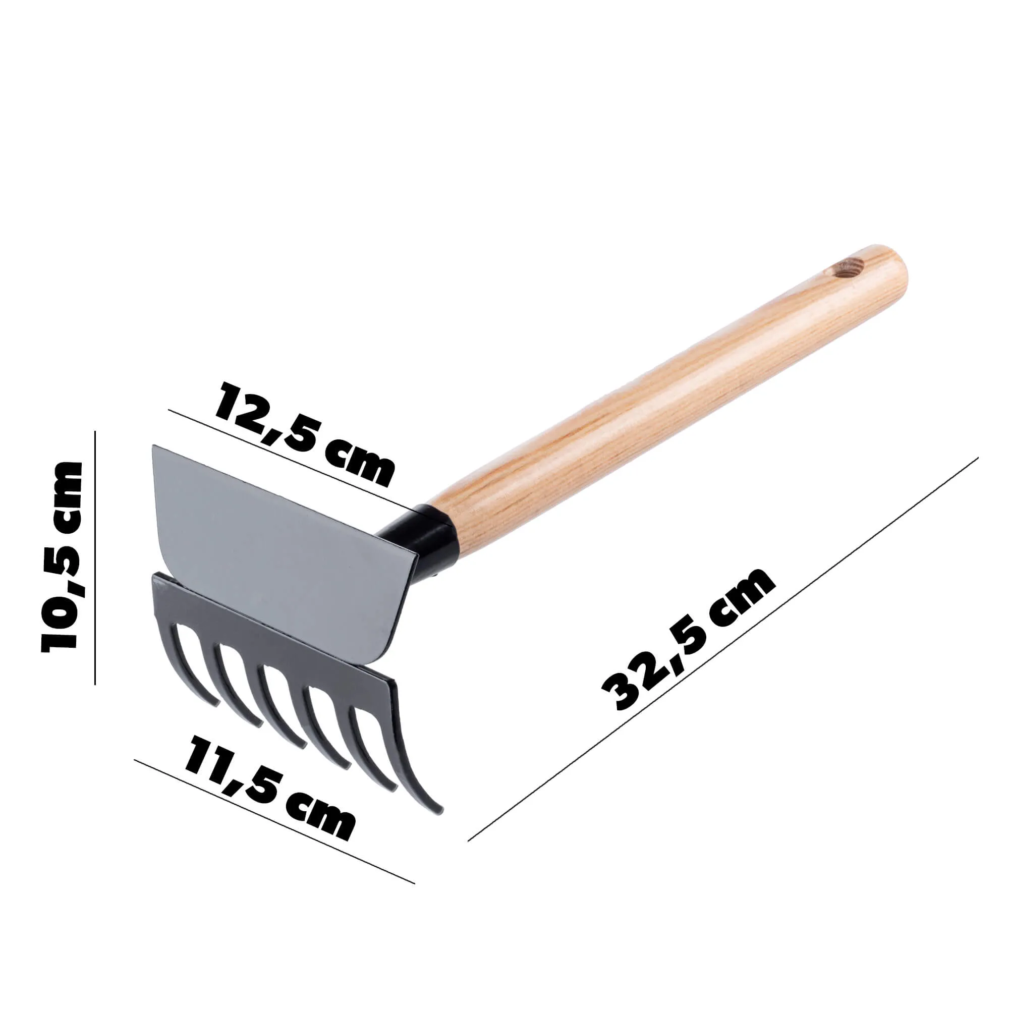 Sodo kauptukas 32 x 12 cm, grafito spalvos