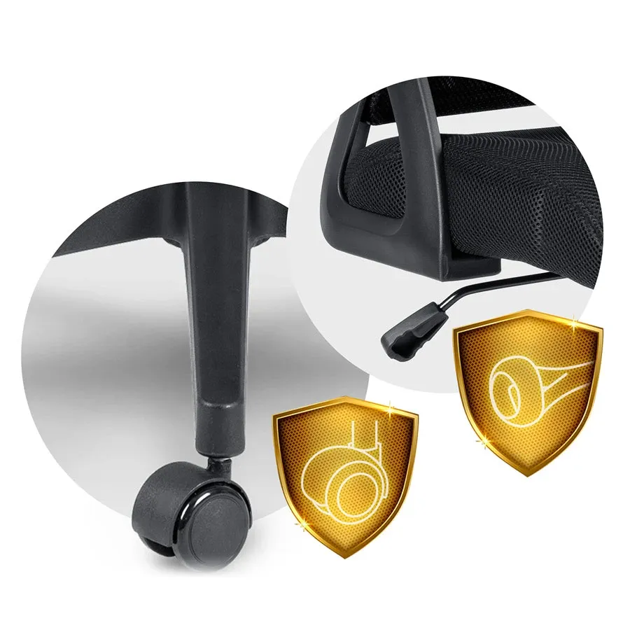 Sofotel Todden mikro tinklelio biuro kėdė, juoda - nuotrauka 1