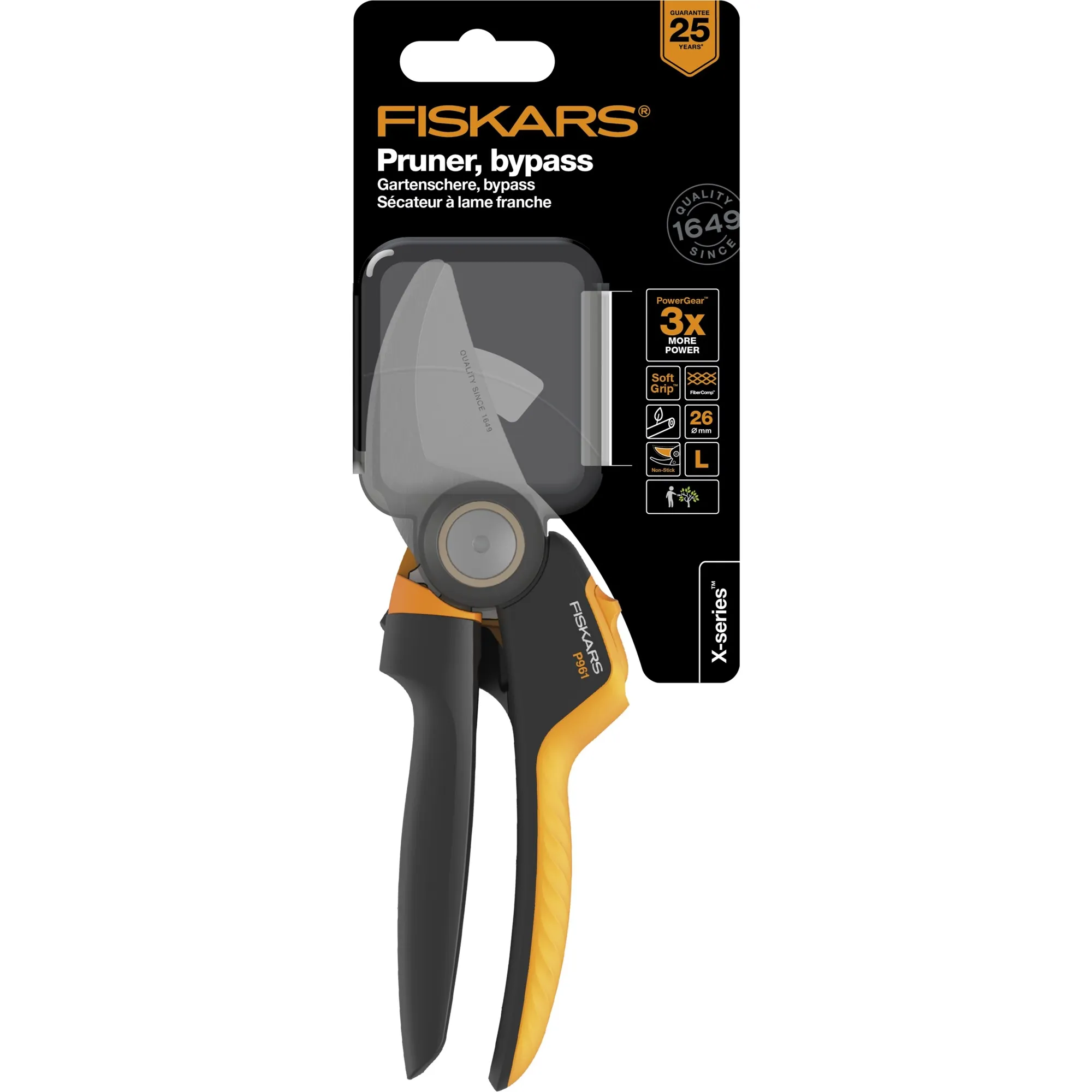 Fiskars 1057175 X serijos žirklinis genėtuvas L (P961)
