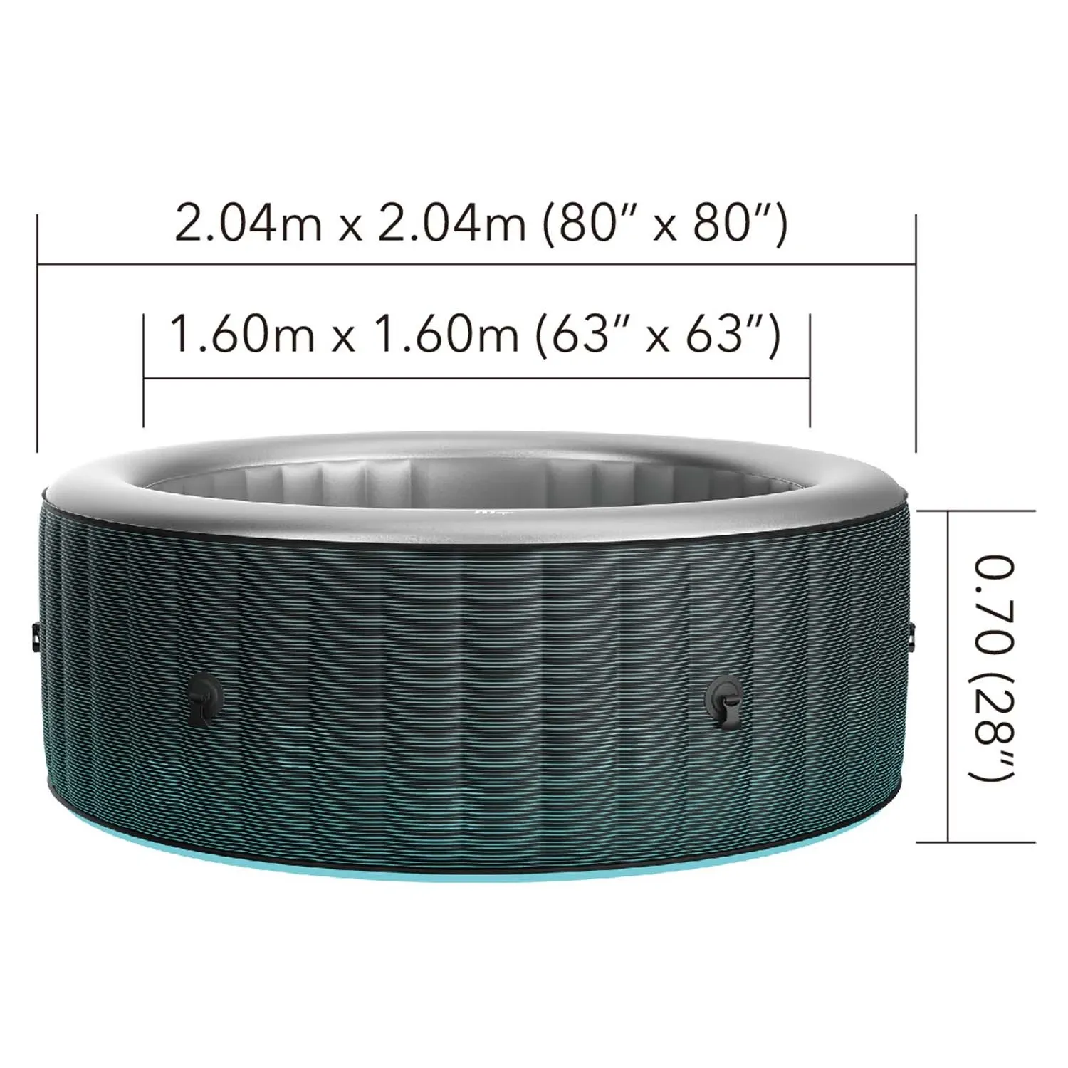 Pripučiamas SPA baseinas „Starry“ 6 asmenims - nuotrauka 1