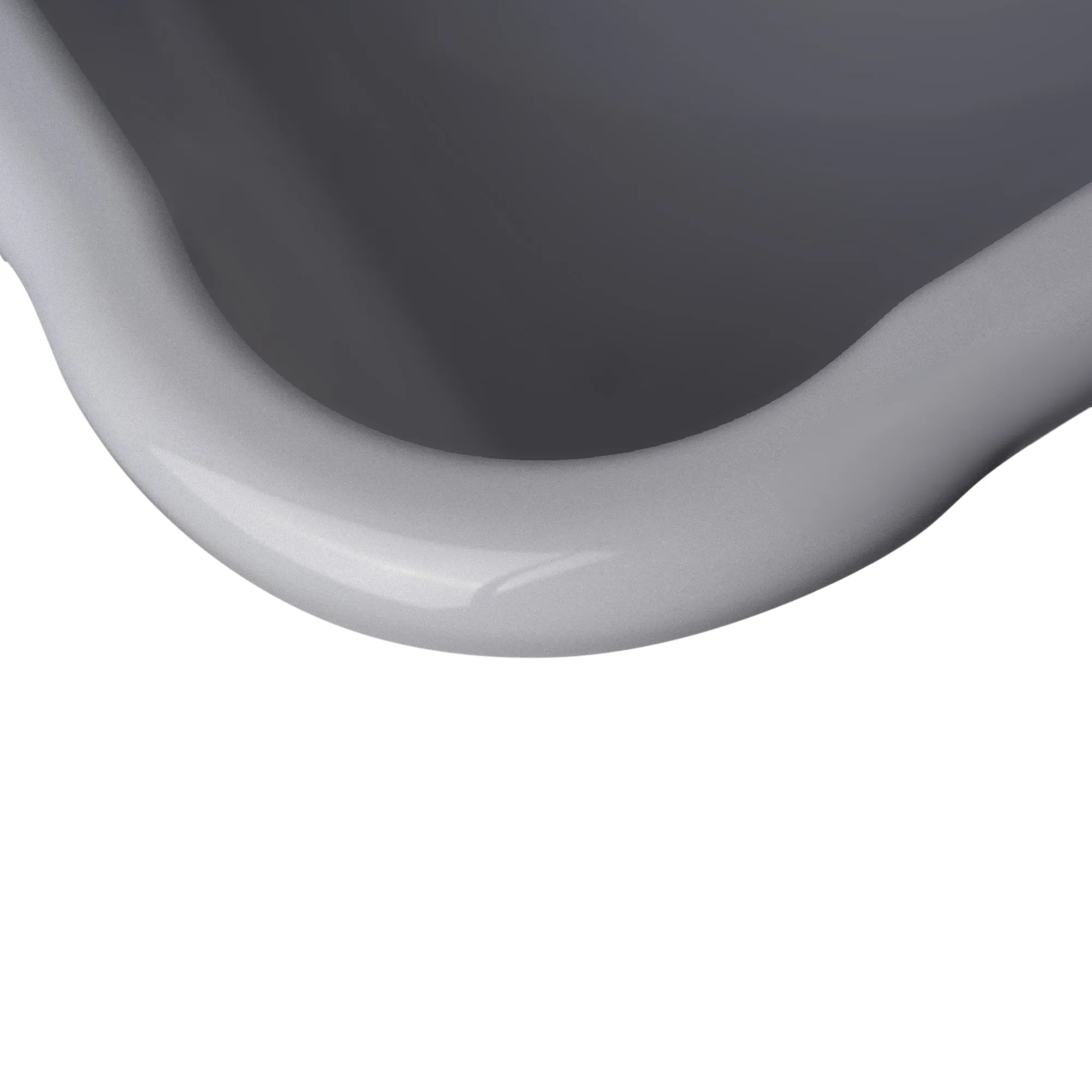 Kollo 12 l kvadratinis vonios dubuo, šviesiai pilkas