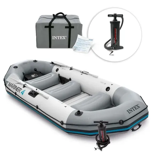 Pripučiama valtis „Mariner 4“ komplektas, 328 x 145 x 48 cm, INTEX 68376 - nuotrauka 1