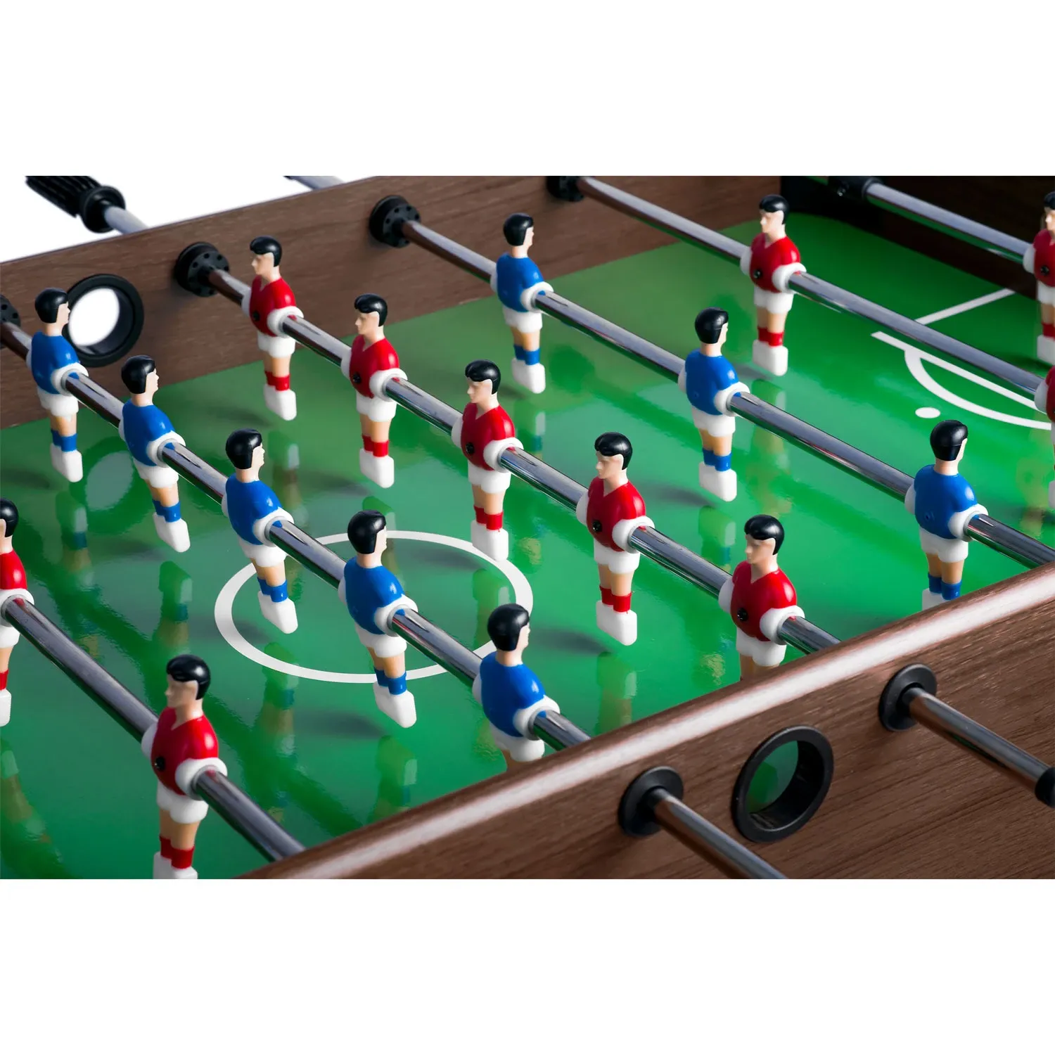 „Neosport“ stalo futbolo stalas, 118 x 61 x 79 cm, NS-804, tamsiai rudas - nuotrauka 1