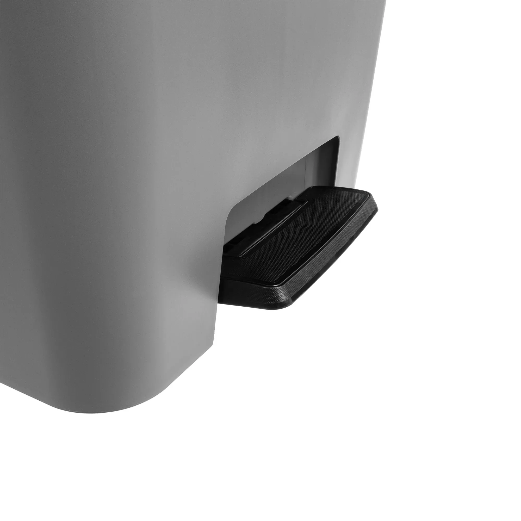 Curver Compatta šiukšliadėžė su pedalu, tamsiai pilka, 50 l