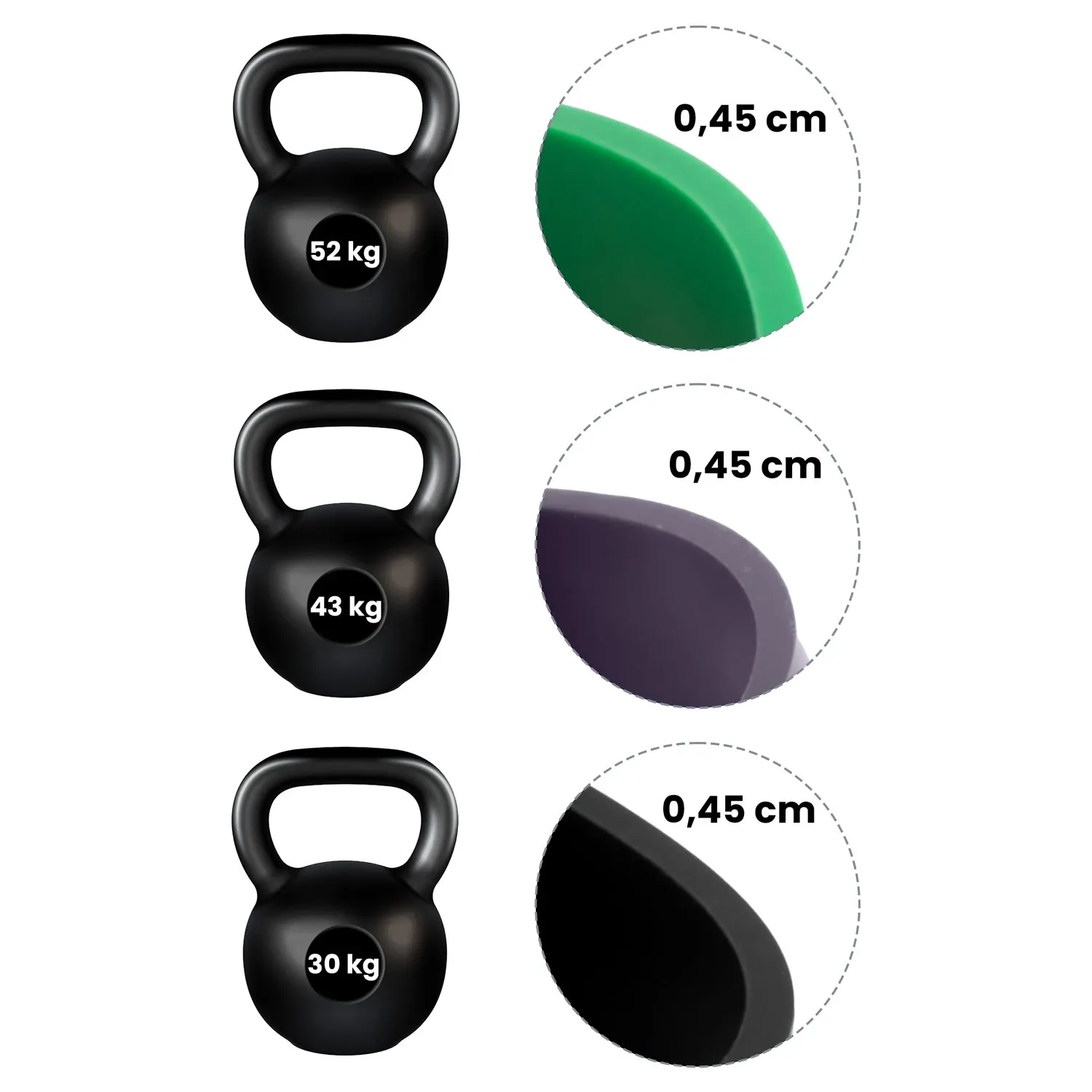 NS-960 Neo-Sport pasipriešinimo juostų rinkinys, 3 vnt. - nuotrauka 1