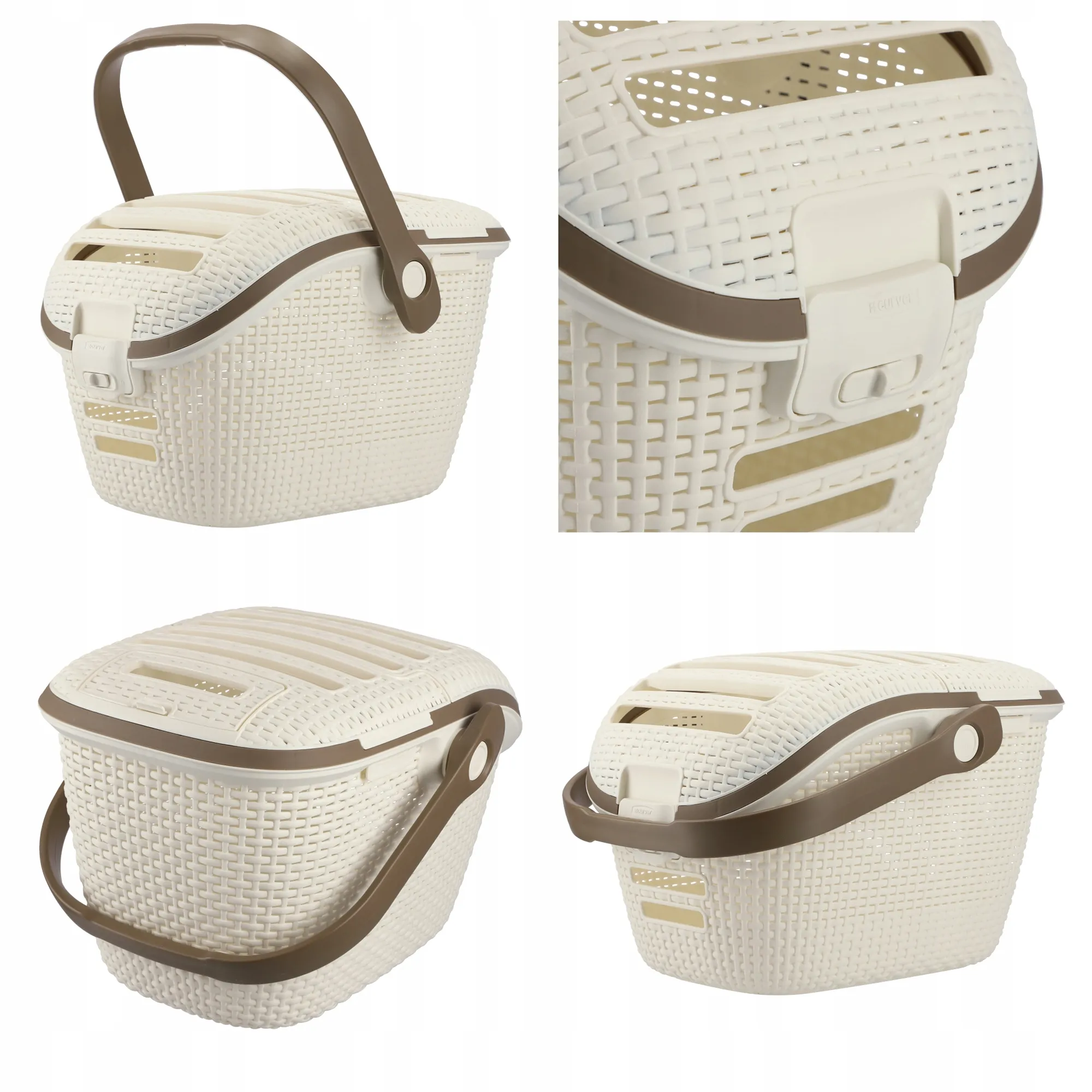 Curver Pet Life augintinių nešioklė 33 x 53 cm, smėlio spalvos