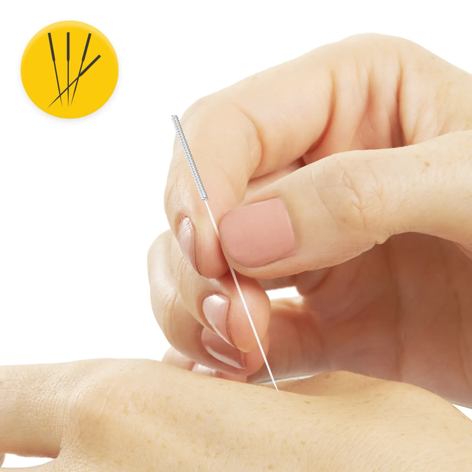 Akupunktūros adatos su kreiptuvu