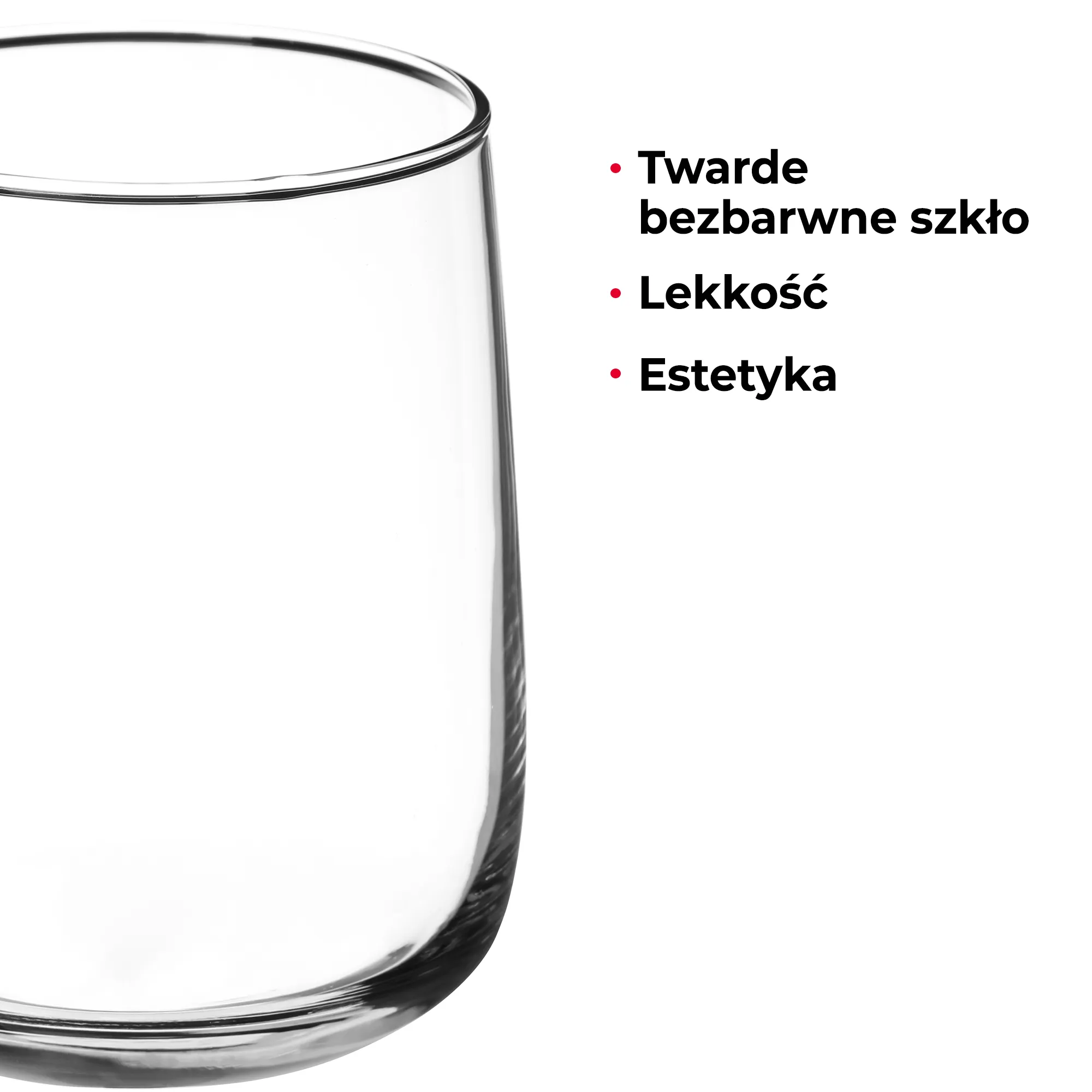 Alezio gėrimų stiklinės, 330 ml, 6 vnt.