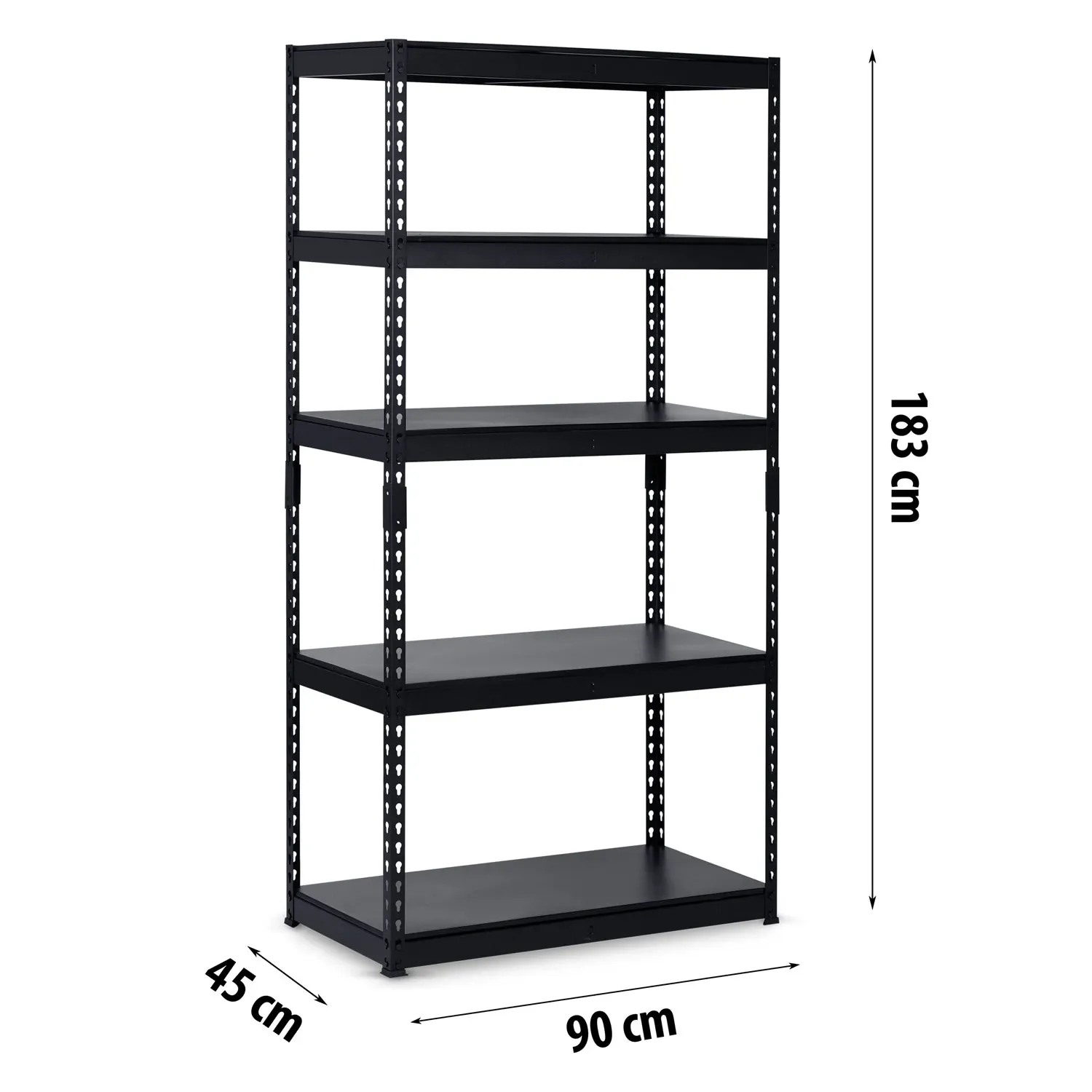 Metalinė daiktų laikymo lentyna 183 x 90 x 45 cm Humberg HR-700 juoda - nuotrauka 1