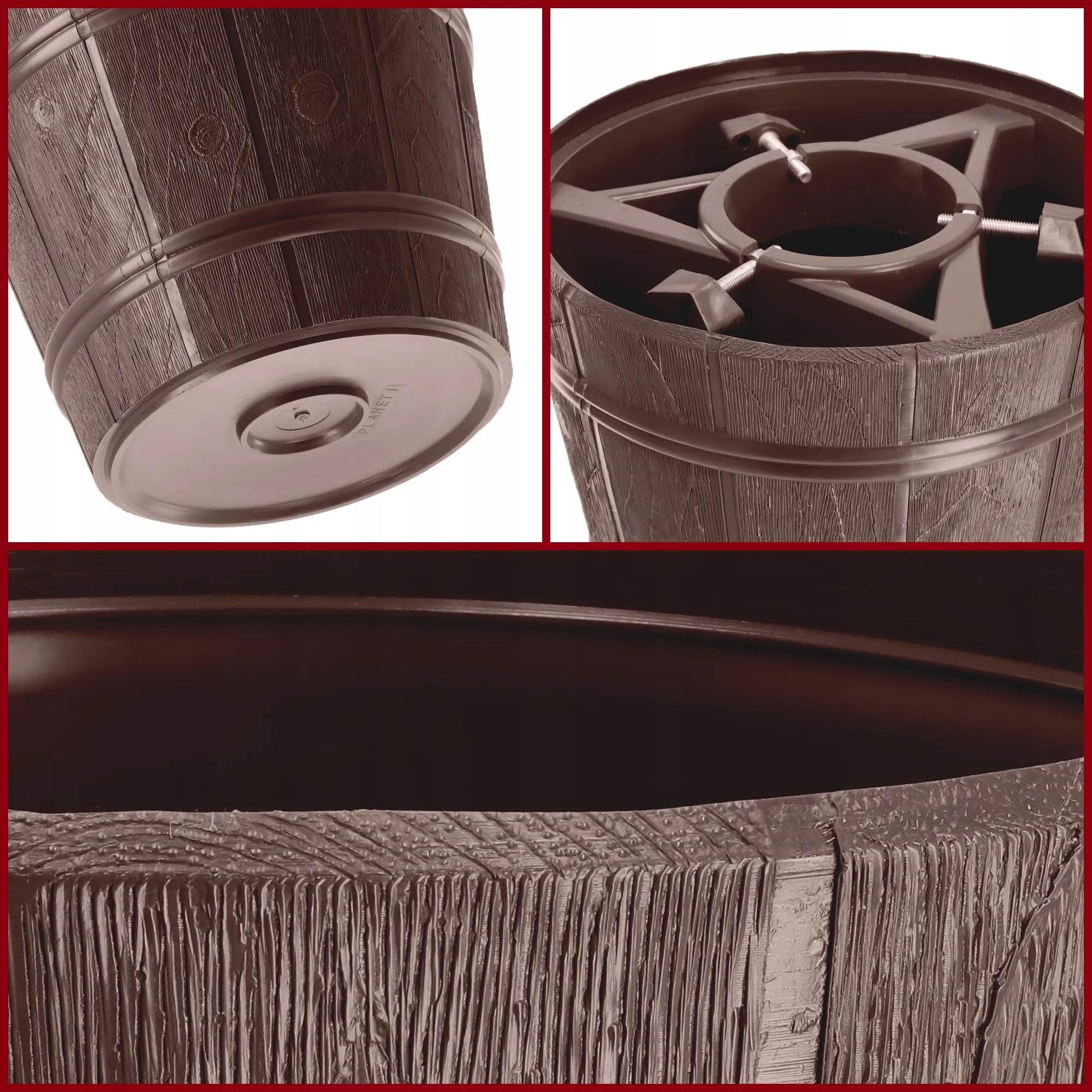 Taden Kalėdų eglutės stovas 33 cm rudas