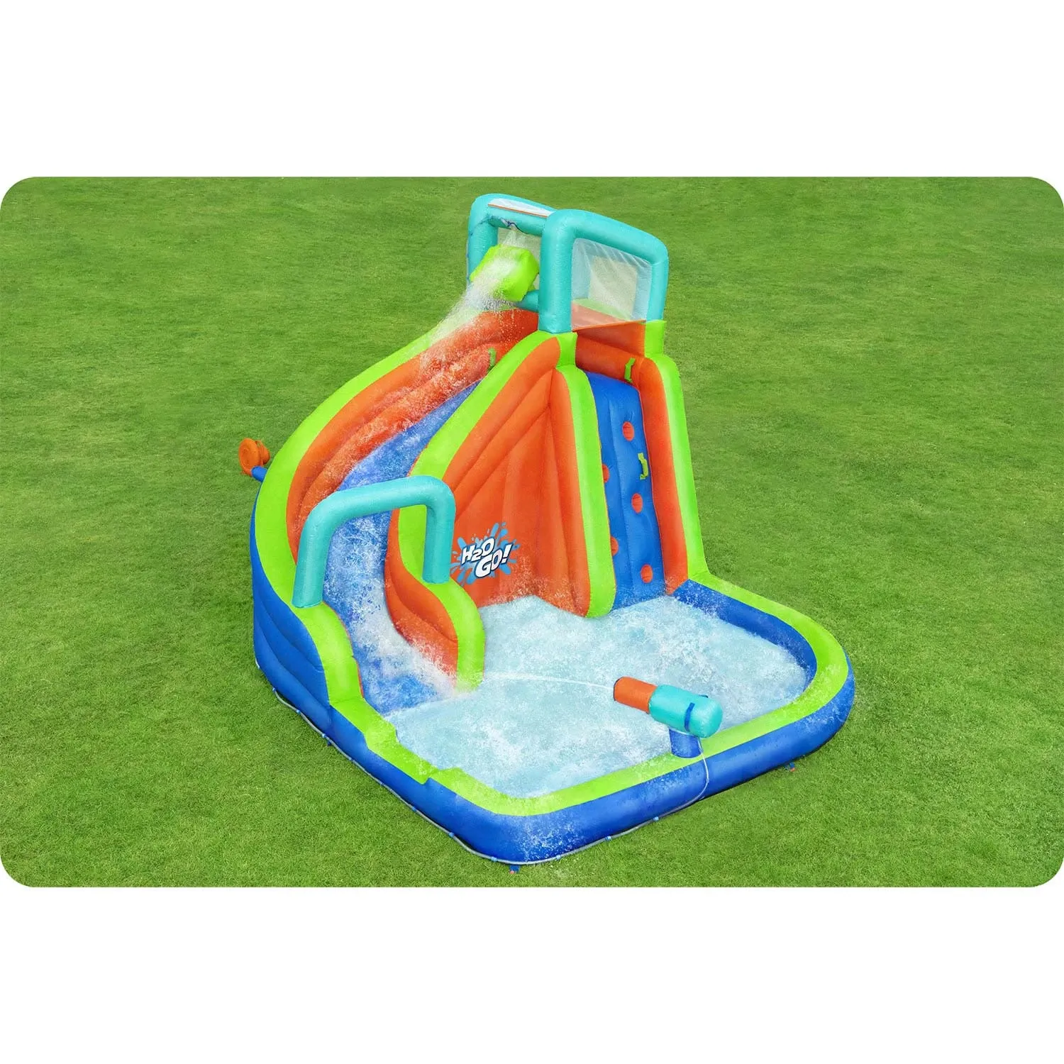 Pripučiama žaidimų aikštelė „Mega Park“, 365 x 320 x 270 cm, „Bestway 53408“ - nuotrauka 1