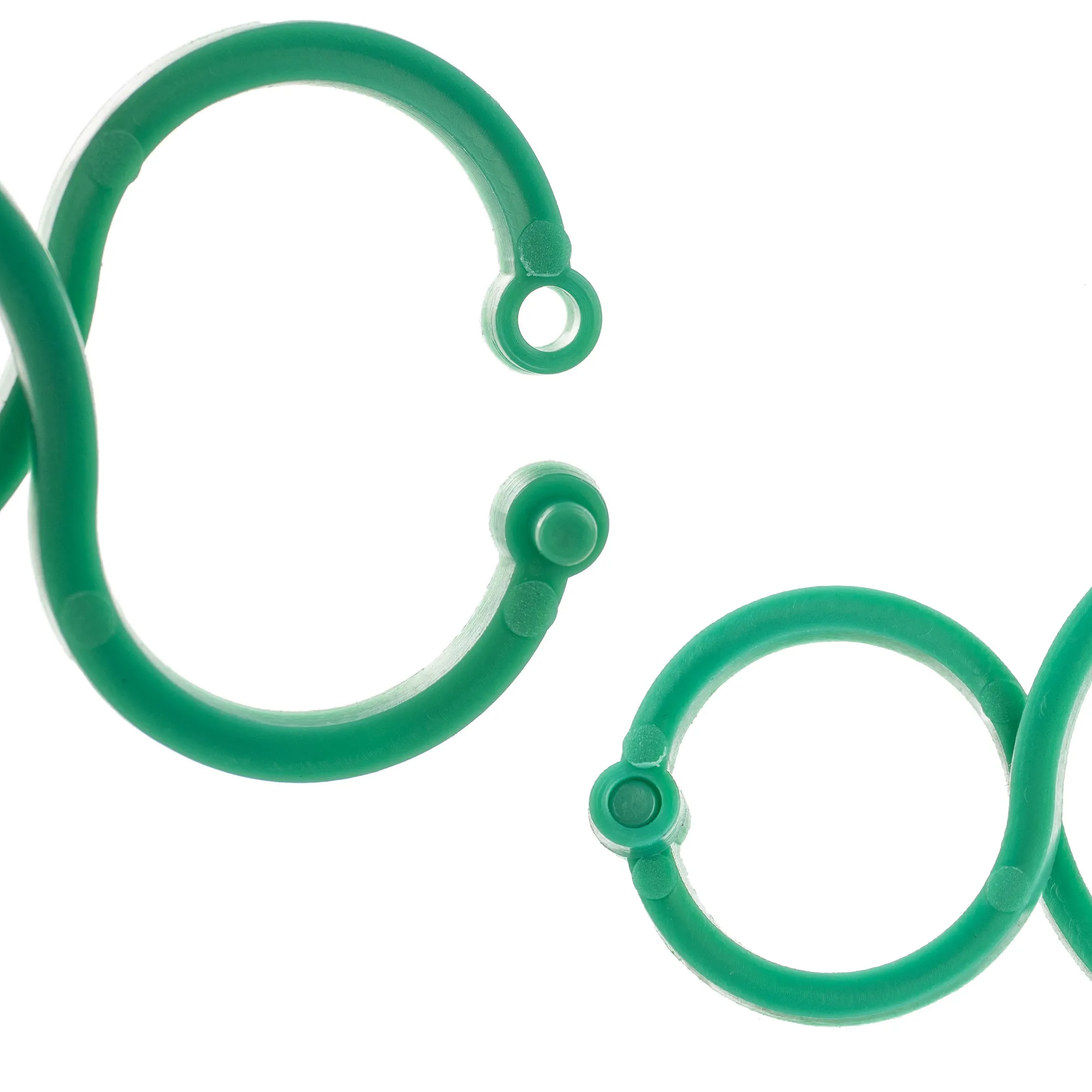 Vionati augalų segtukai žali, 40 vnt., 2 dydžiai