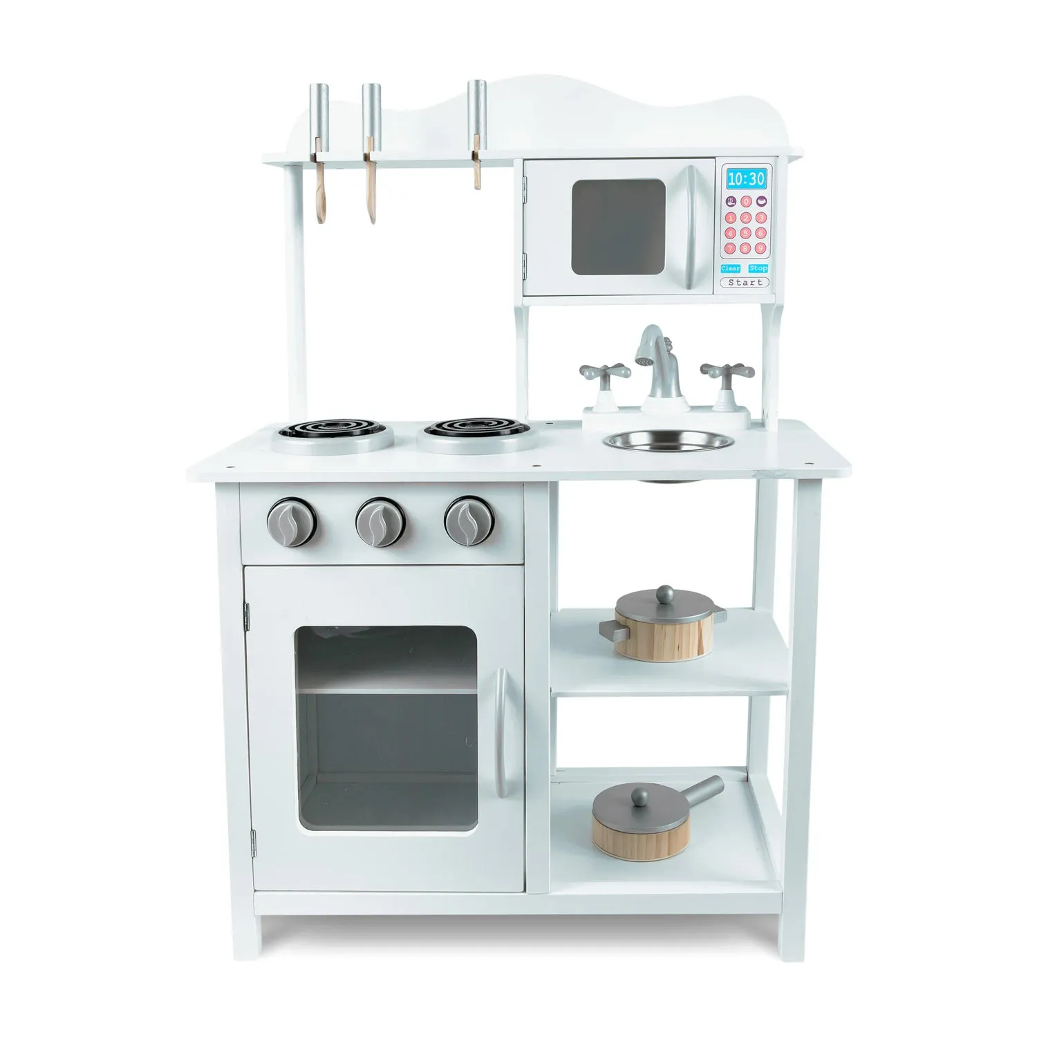 Medinė virtuvė vaikams 60 x 30 x 85 cm - nuotrauka 1