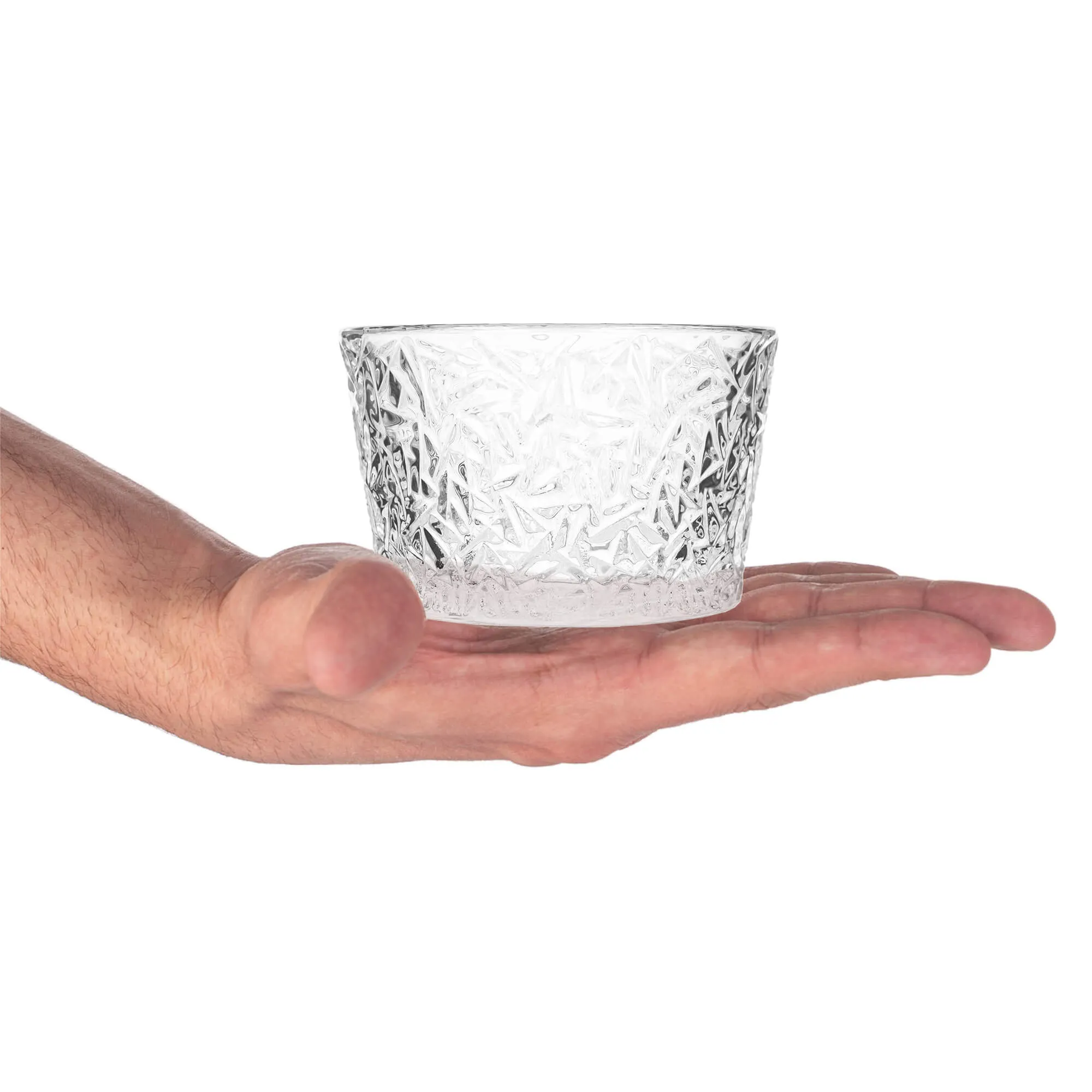 „Torza“ ledų indeliai 290 ml be kojelės, su ledo raštu, 6 vnt.