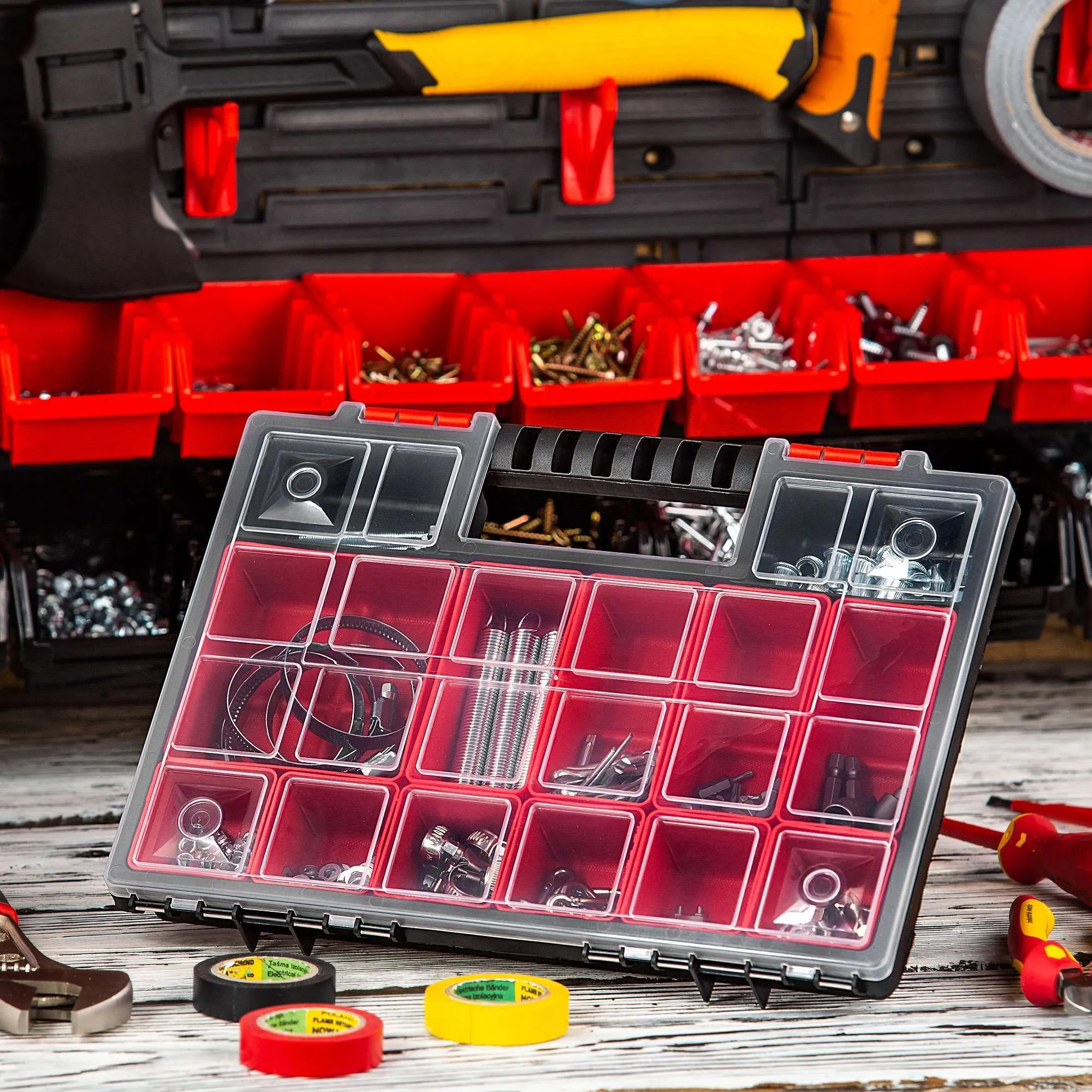 Berg dirbtuvių organizatorius 34×25 cm, 11 konteinerių, 6 vnt.