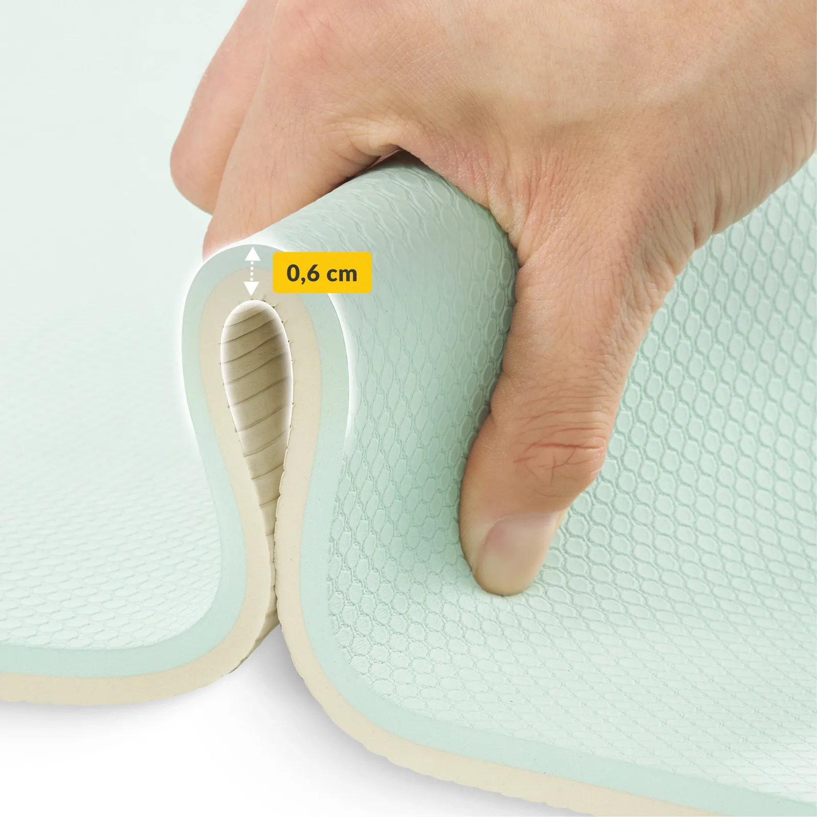 TPE neslystantis mankštos ir jogos kilimėlis