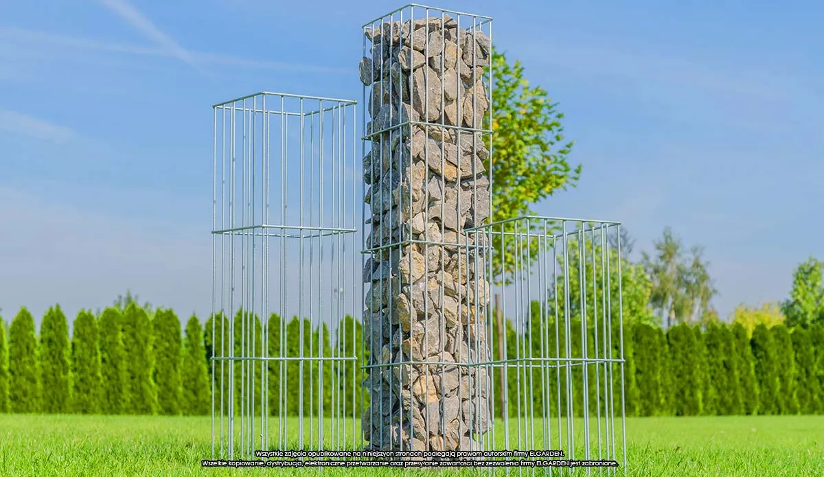 Sodo pergolės stulpas Kanny 120 x 29 cm, sidabrinis